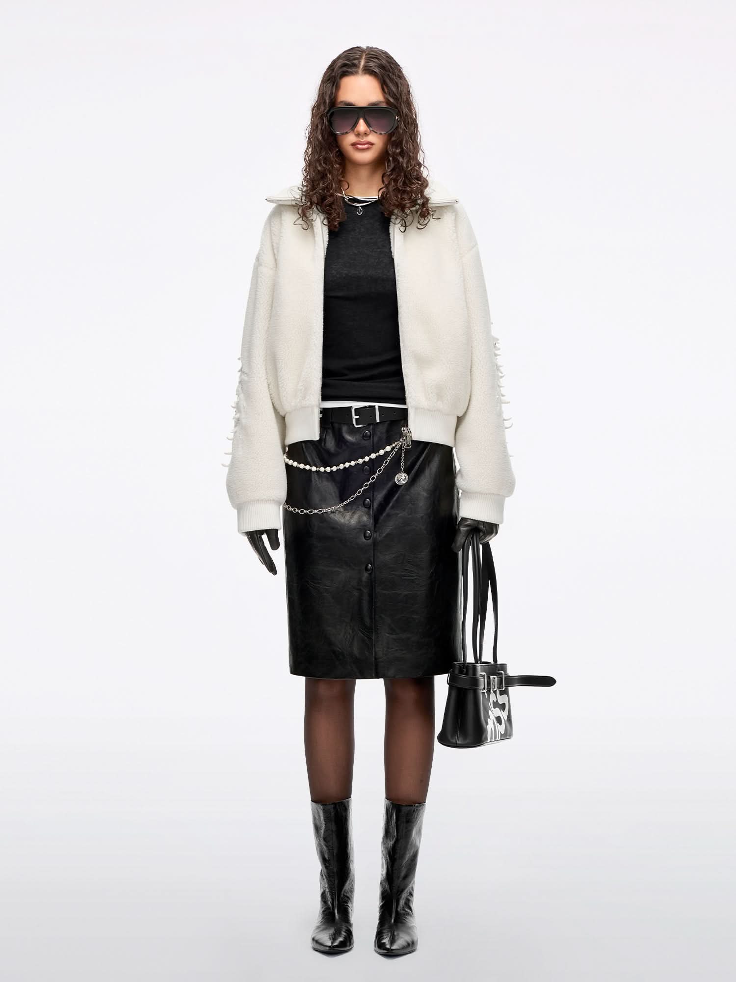 Faux Leather Skirt - Image 2