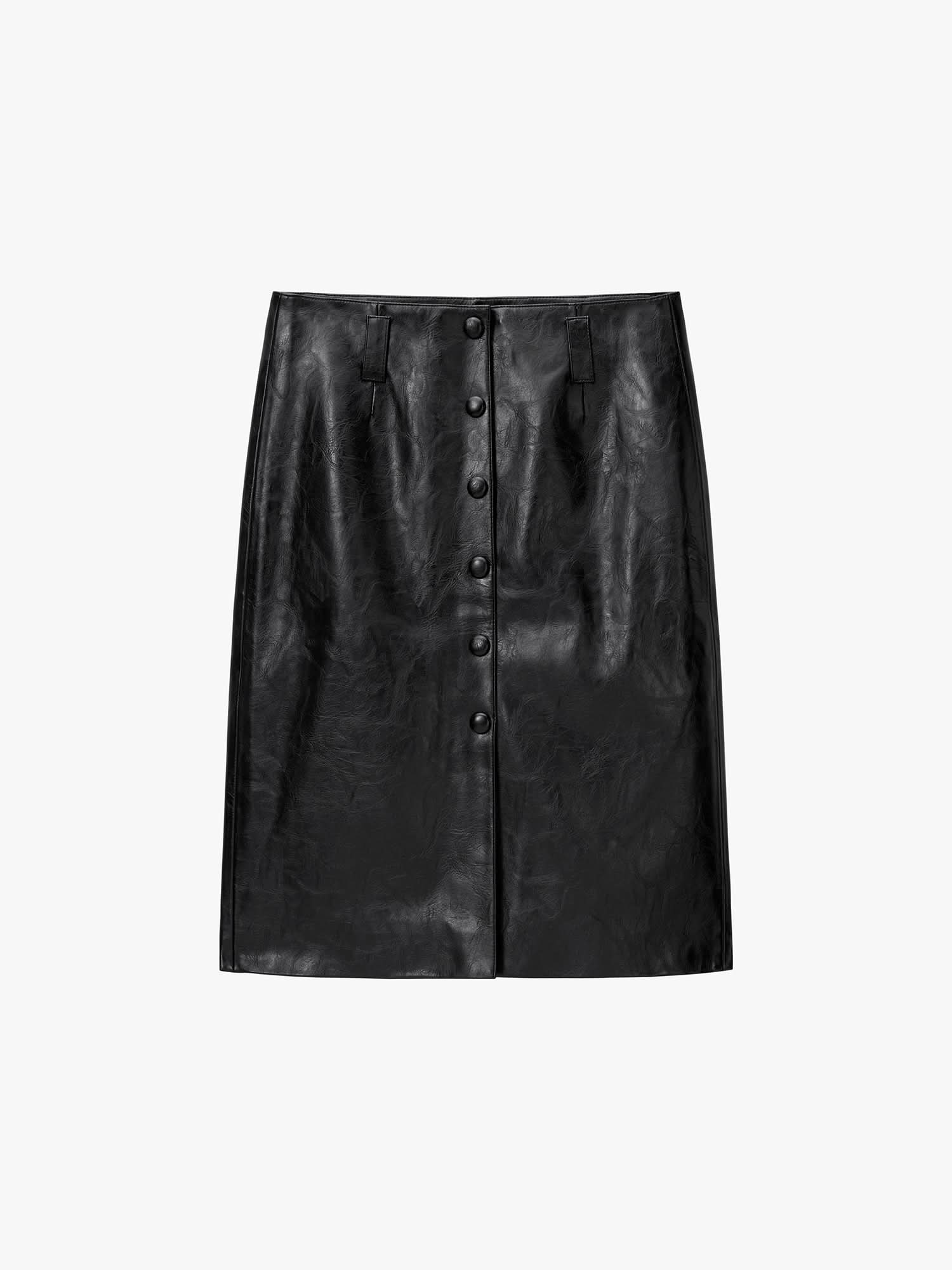 Faux Leather Skirt - Image 5