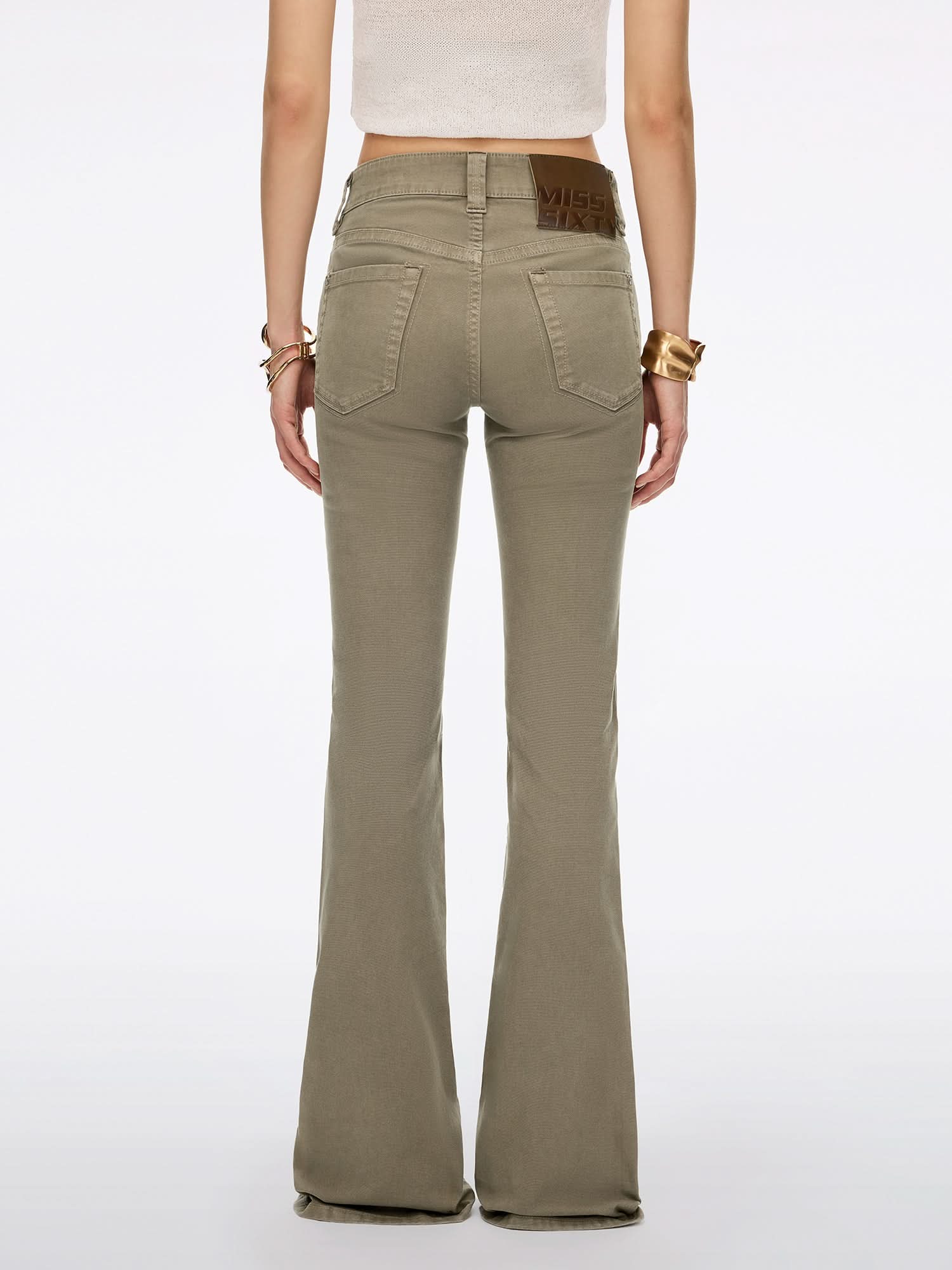 Logo-Detail Flared Jeans - Image 3