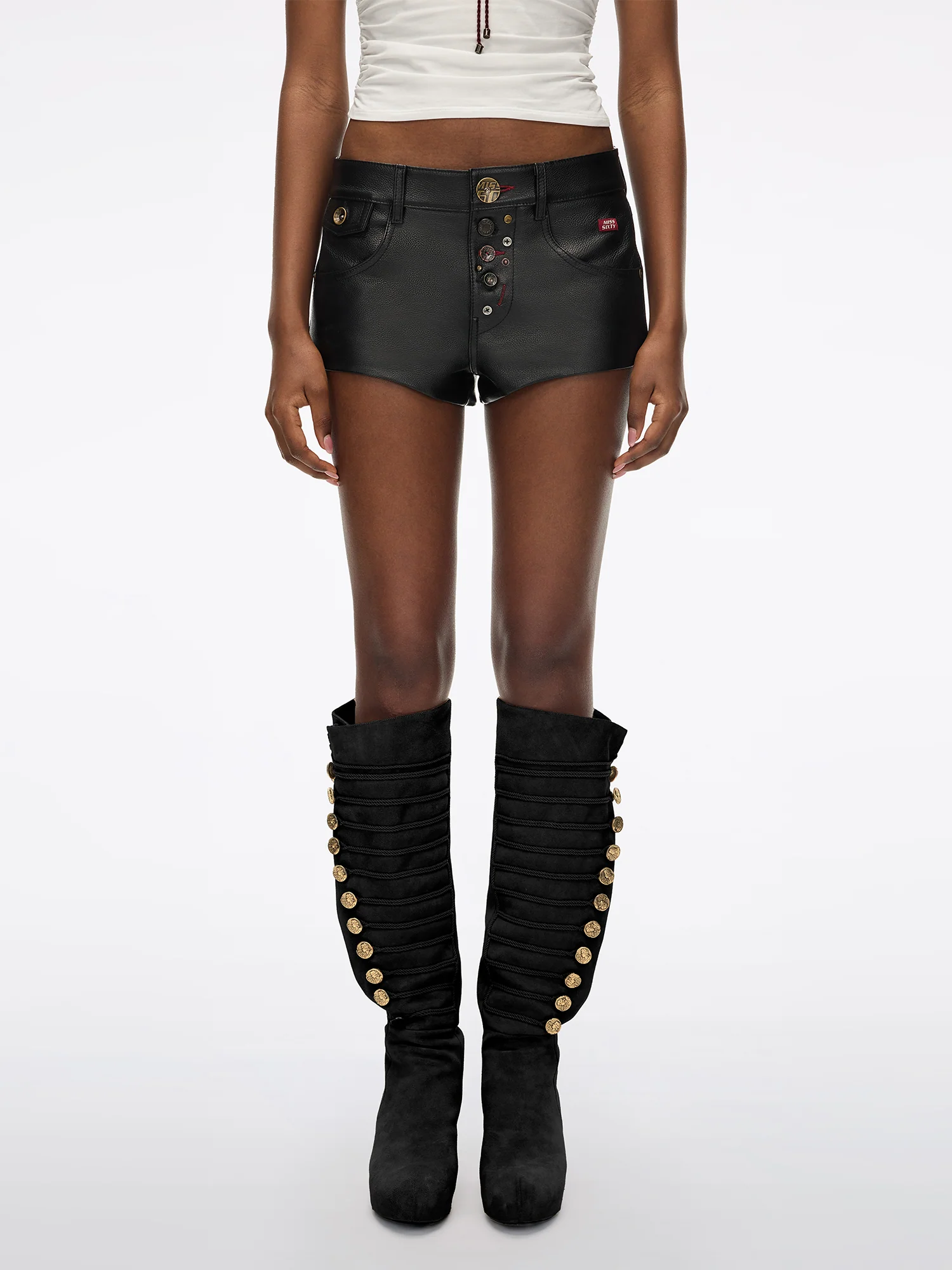 Genuine Leather Shorts