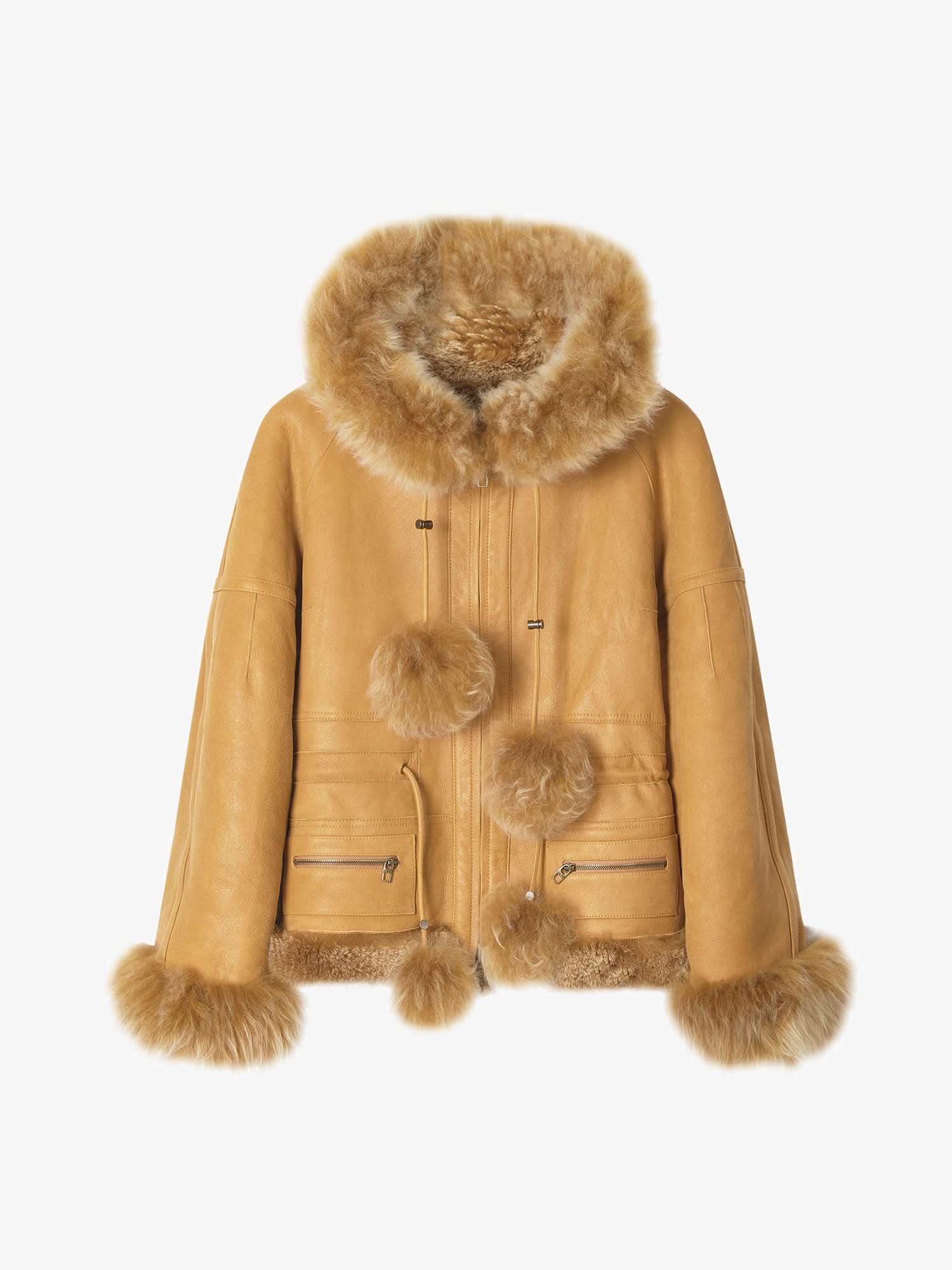 Hooded Fur Jacket - Image 5