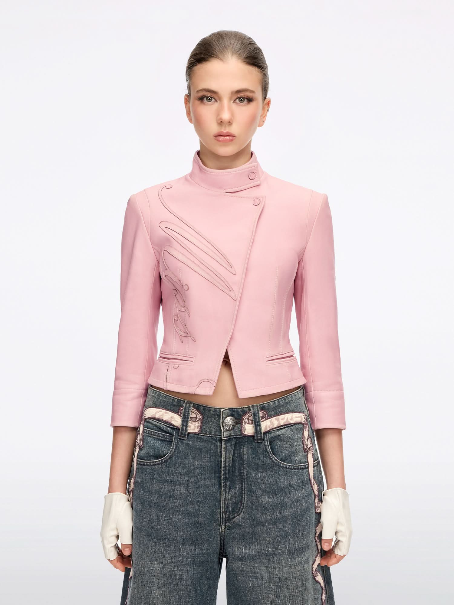 Lambskin Leather Jacket - Image 2
