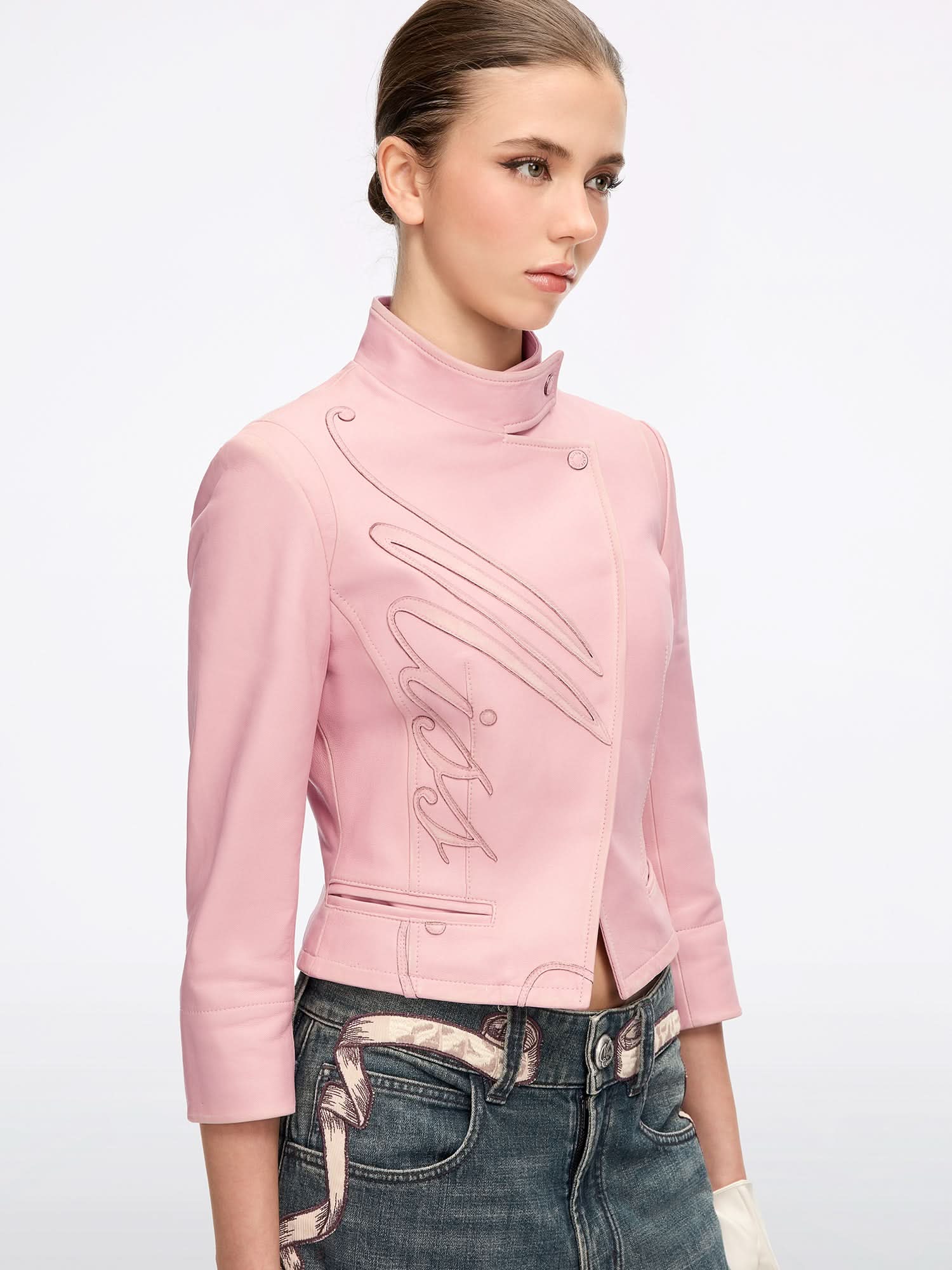Lambskin Leather Jacket - Image 4