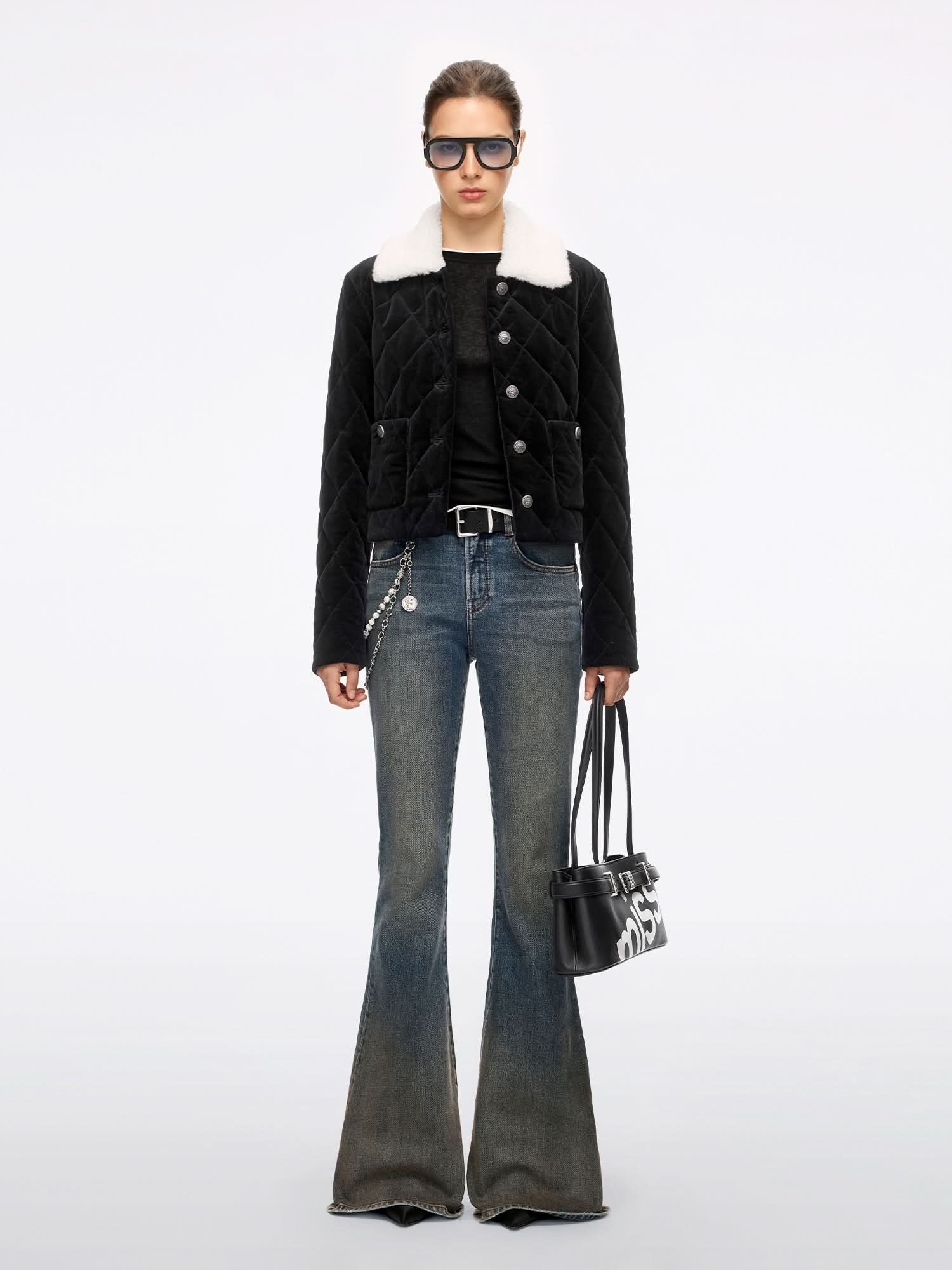 Lapel Velvet Jacket - Image 4