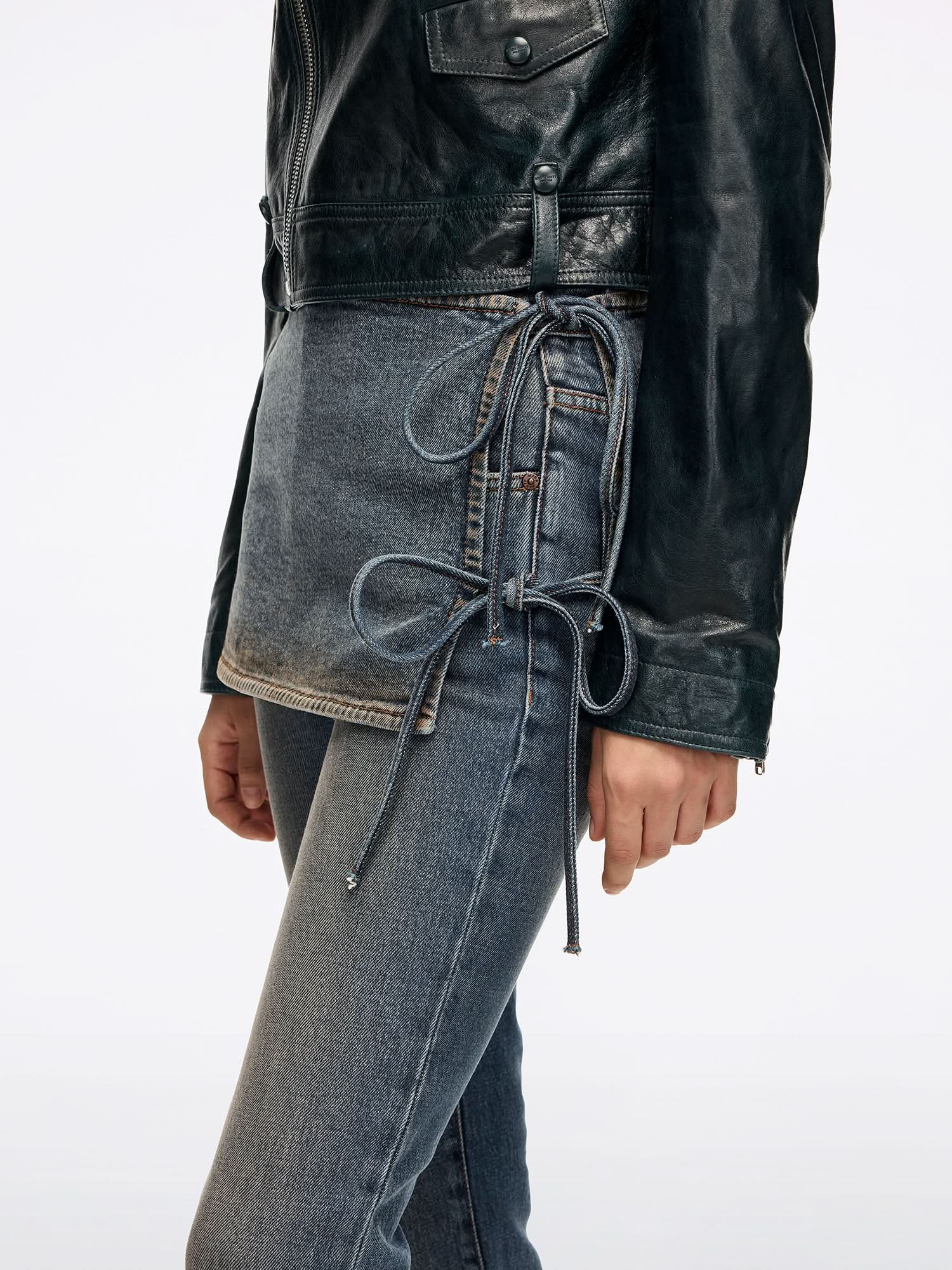Layered Flared Jeans - Image 5