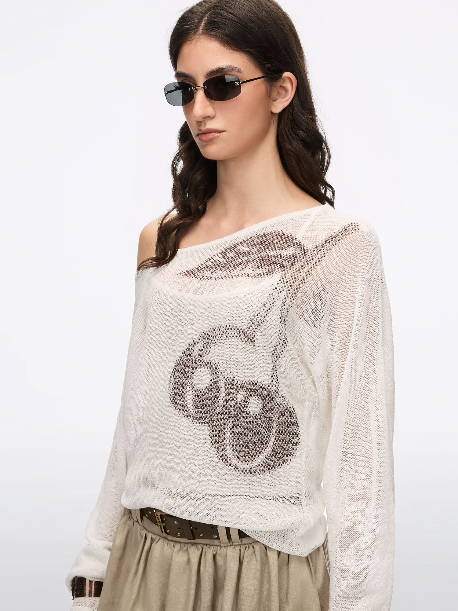Layered Logo Knit Top - Image 3