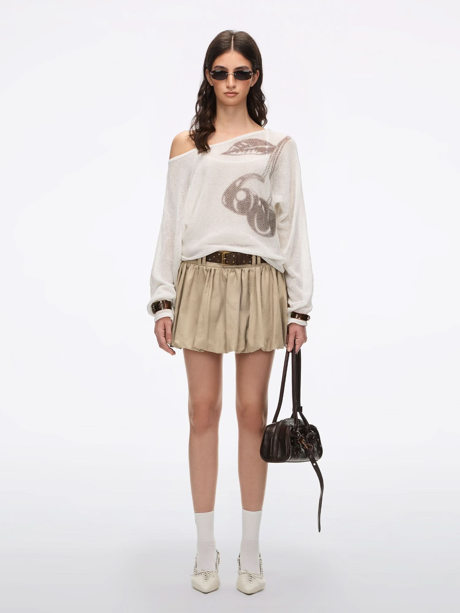 Layered Logo Knit Top - Image 4
