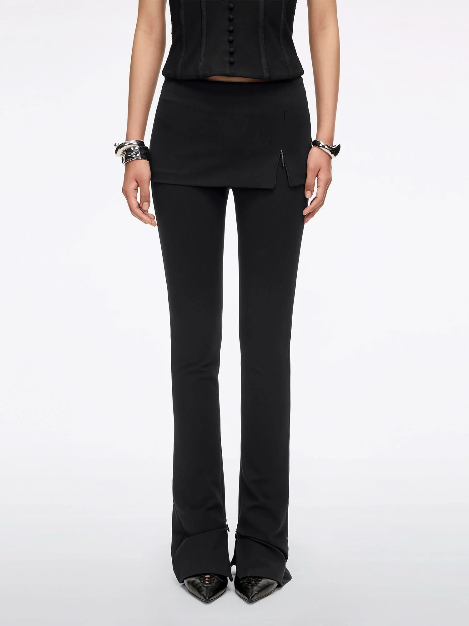 Layered Skirt Leggings