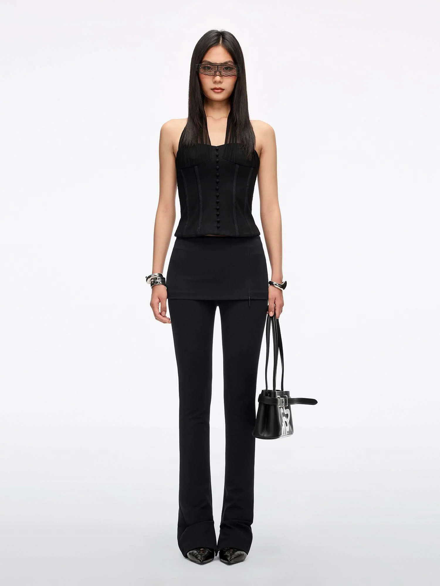 Layered Skirt Leggings - Image 2