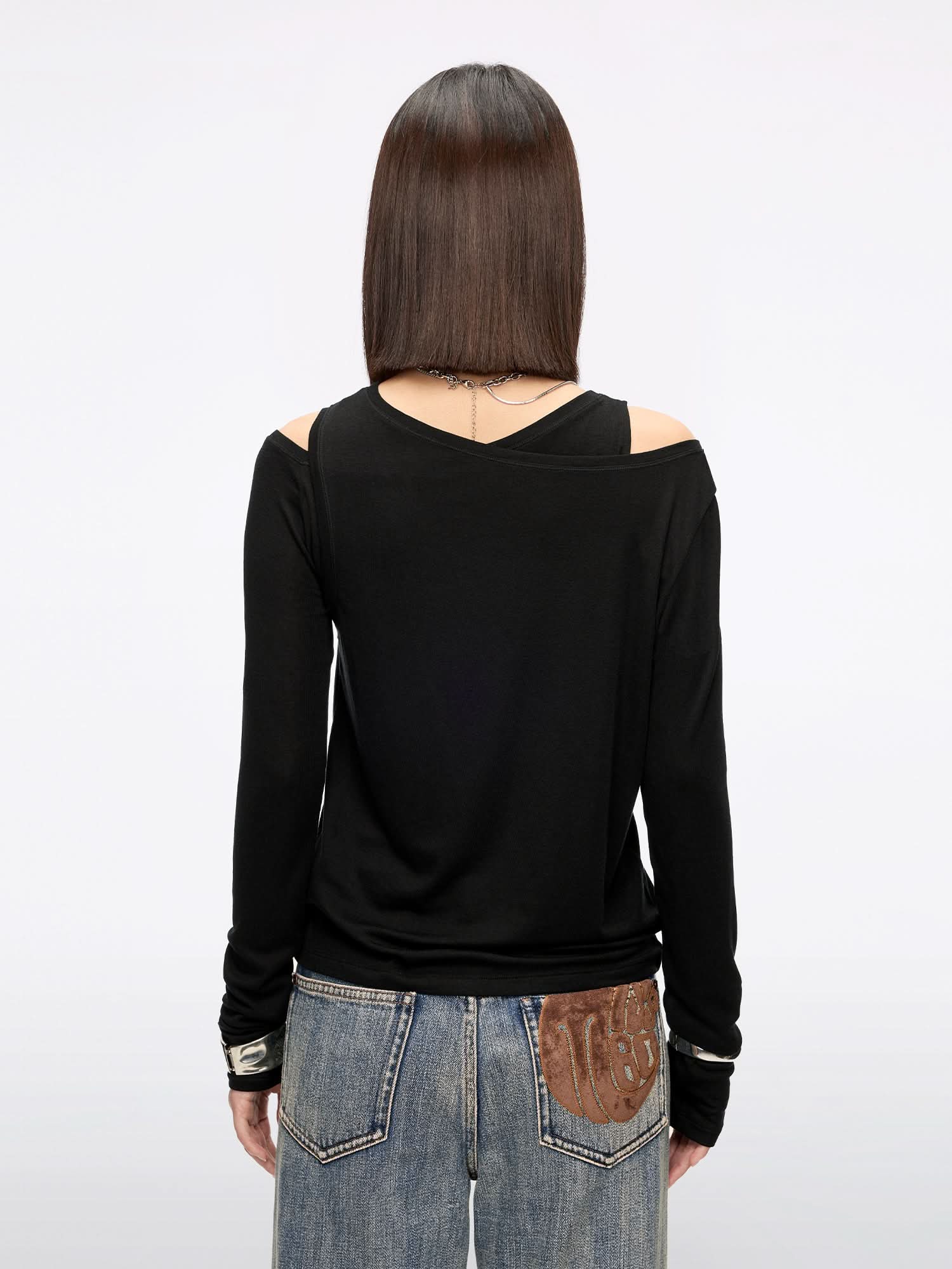 Layered T-shirt - Image 2