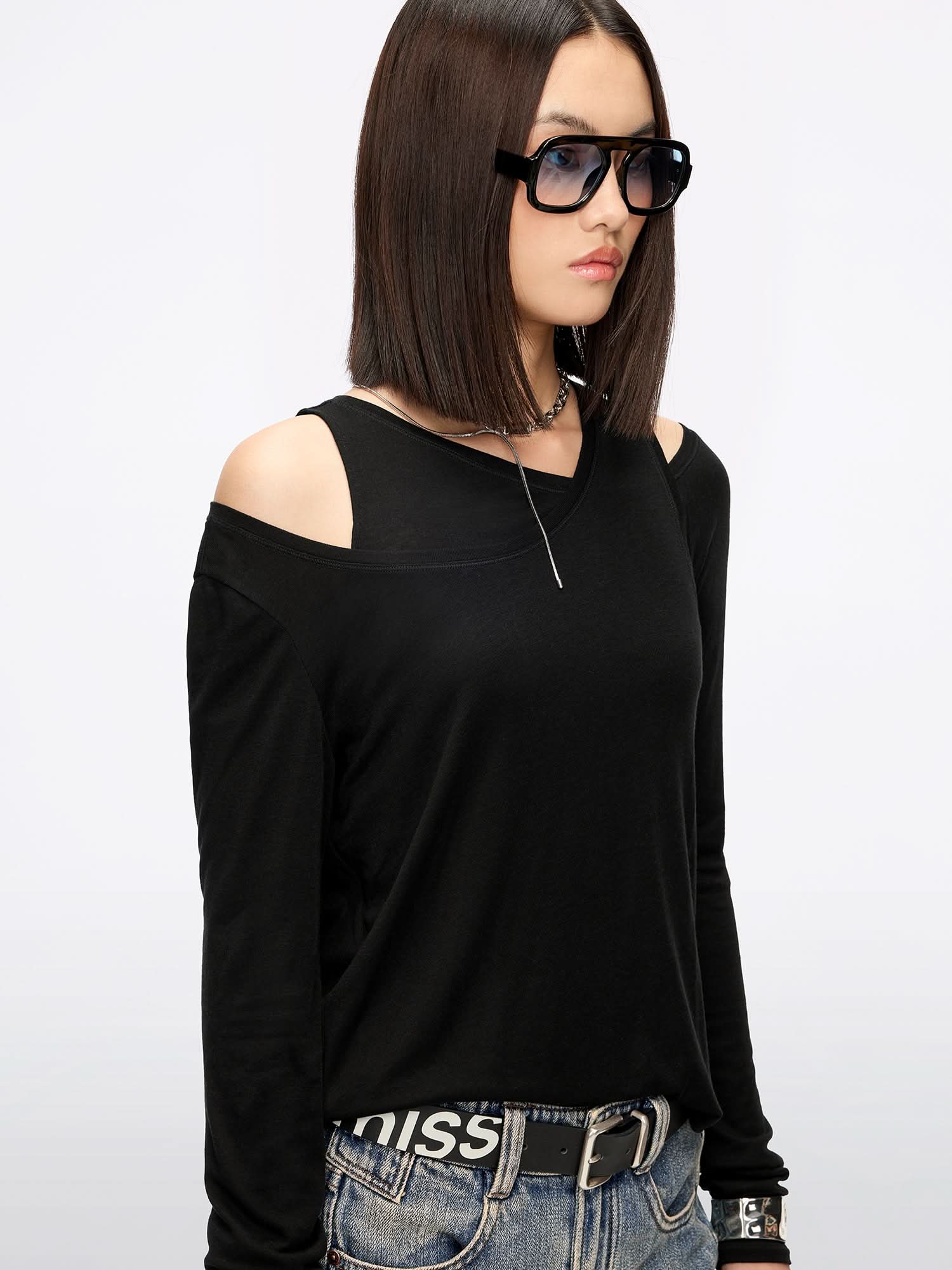 Layered T-shirt - Image 3