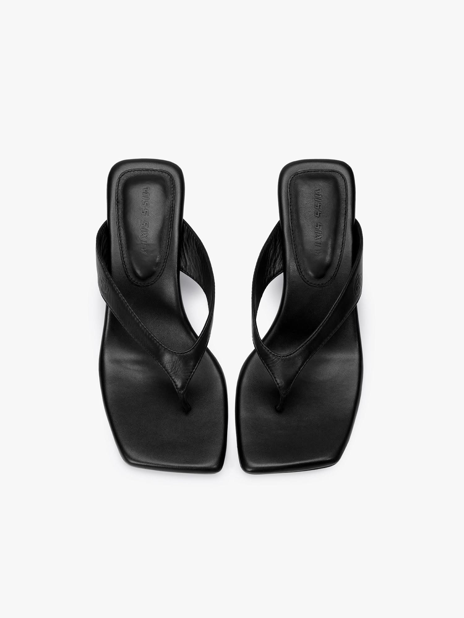 Leather Kitten Heel Shoes - Image 3