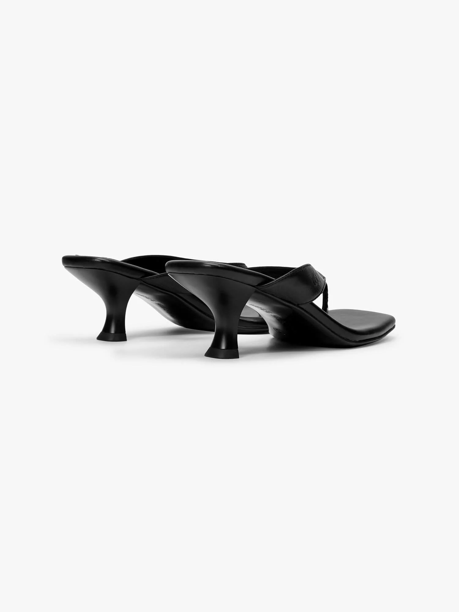Leather Kitten Heel Shoes - Image 4