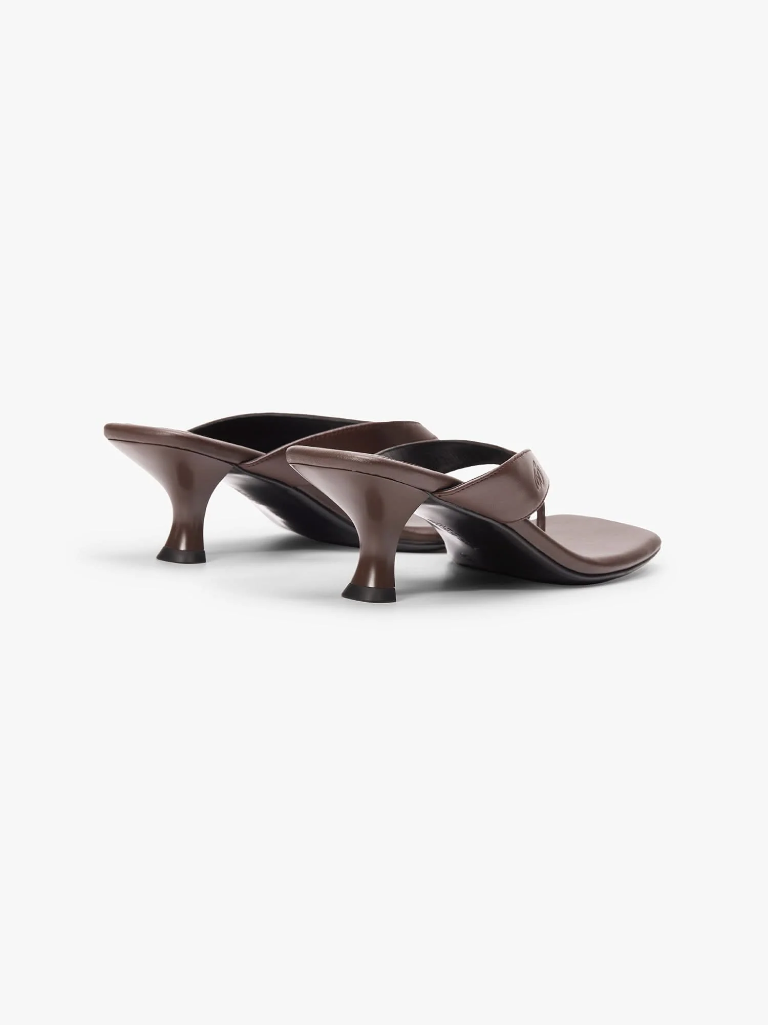 Leather Kitten Heel Shoes - Image 4