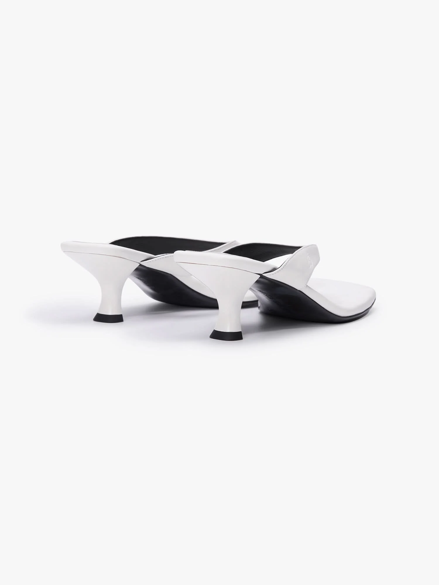 Leather Kitten Heel Shoes - Image 4