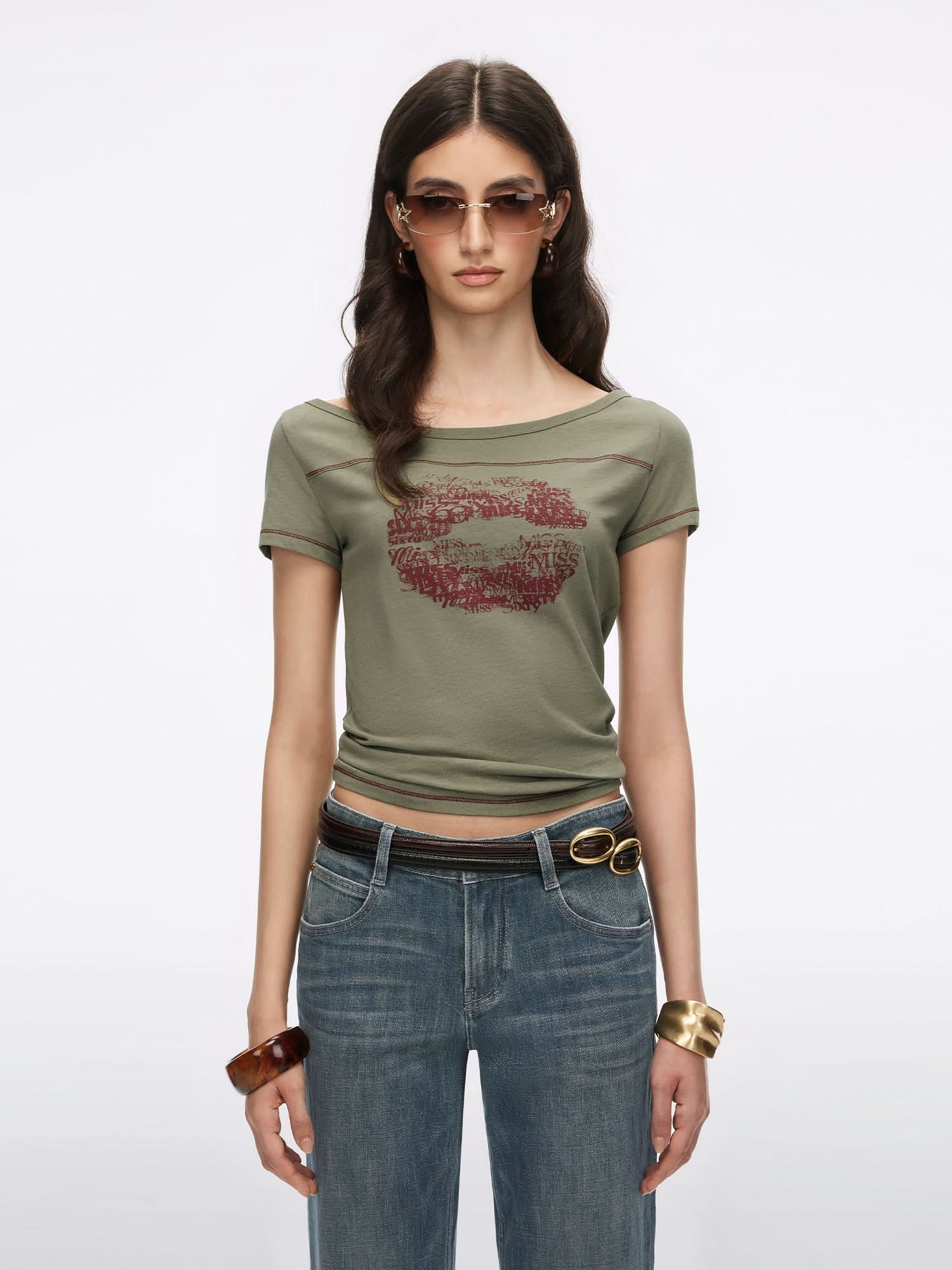 Lip Print T-Shirt