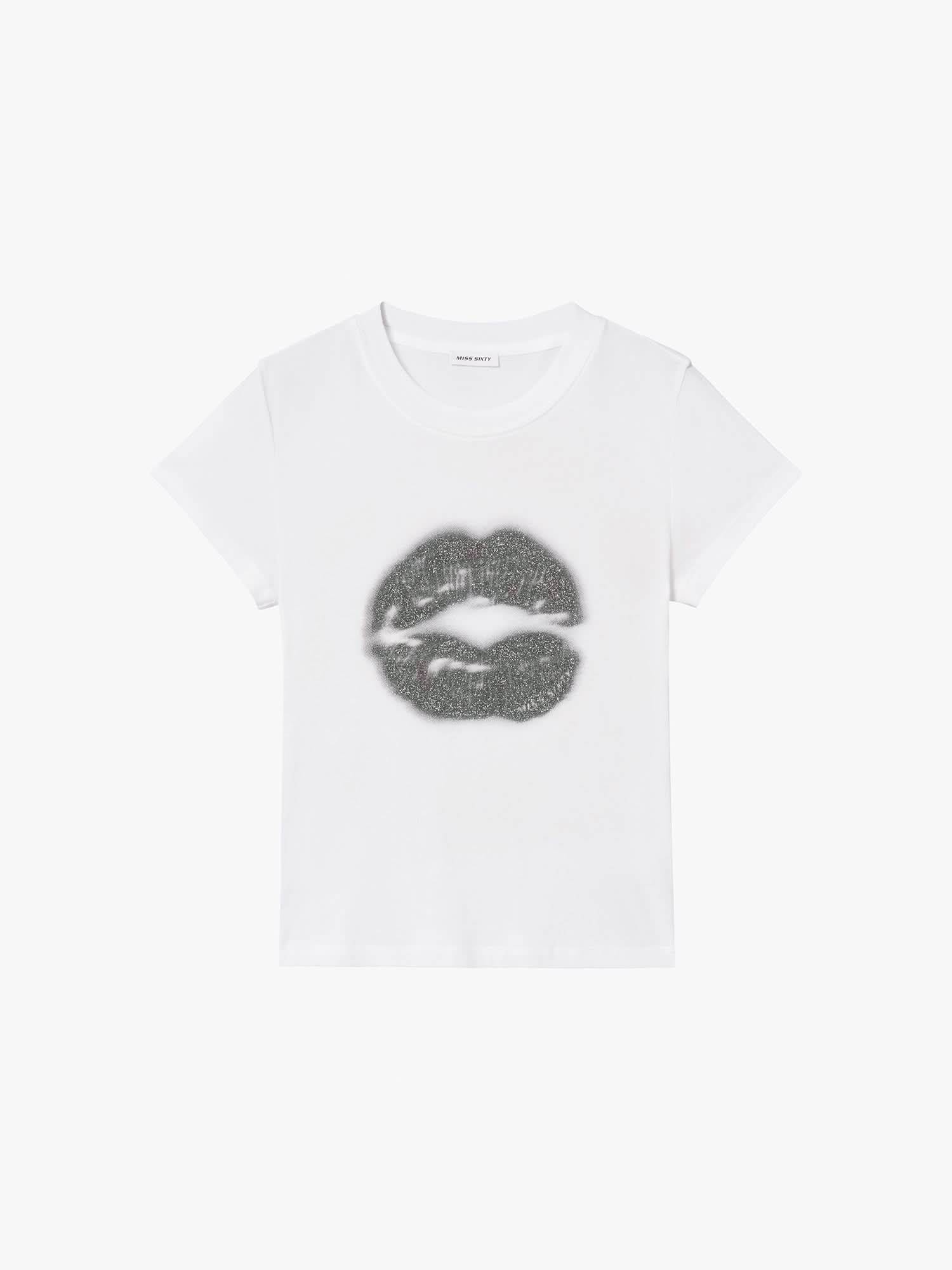 Lip-Print T-Shirt - Image 5