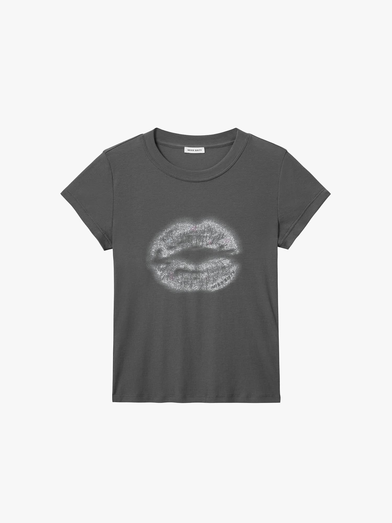 Lip-Print T-Shirt - Image 10