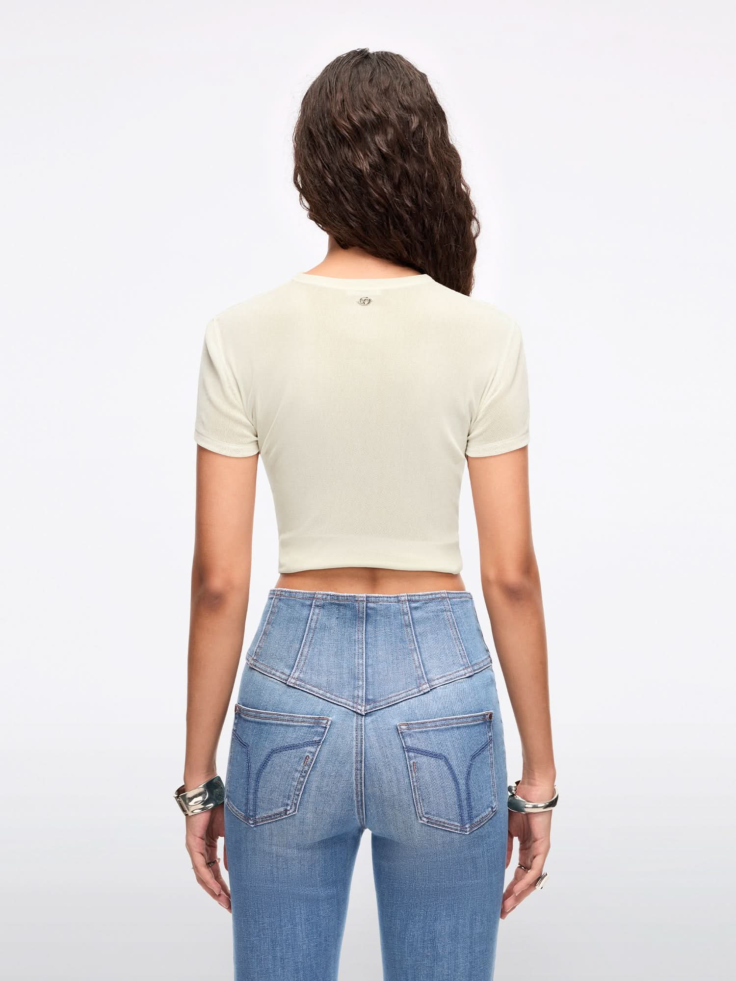 Lip Print T-Shirt - Image 7