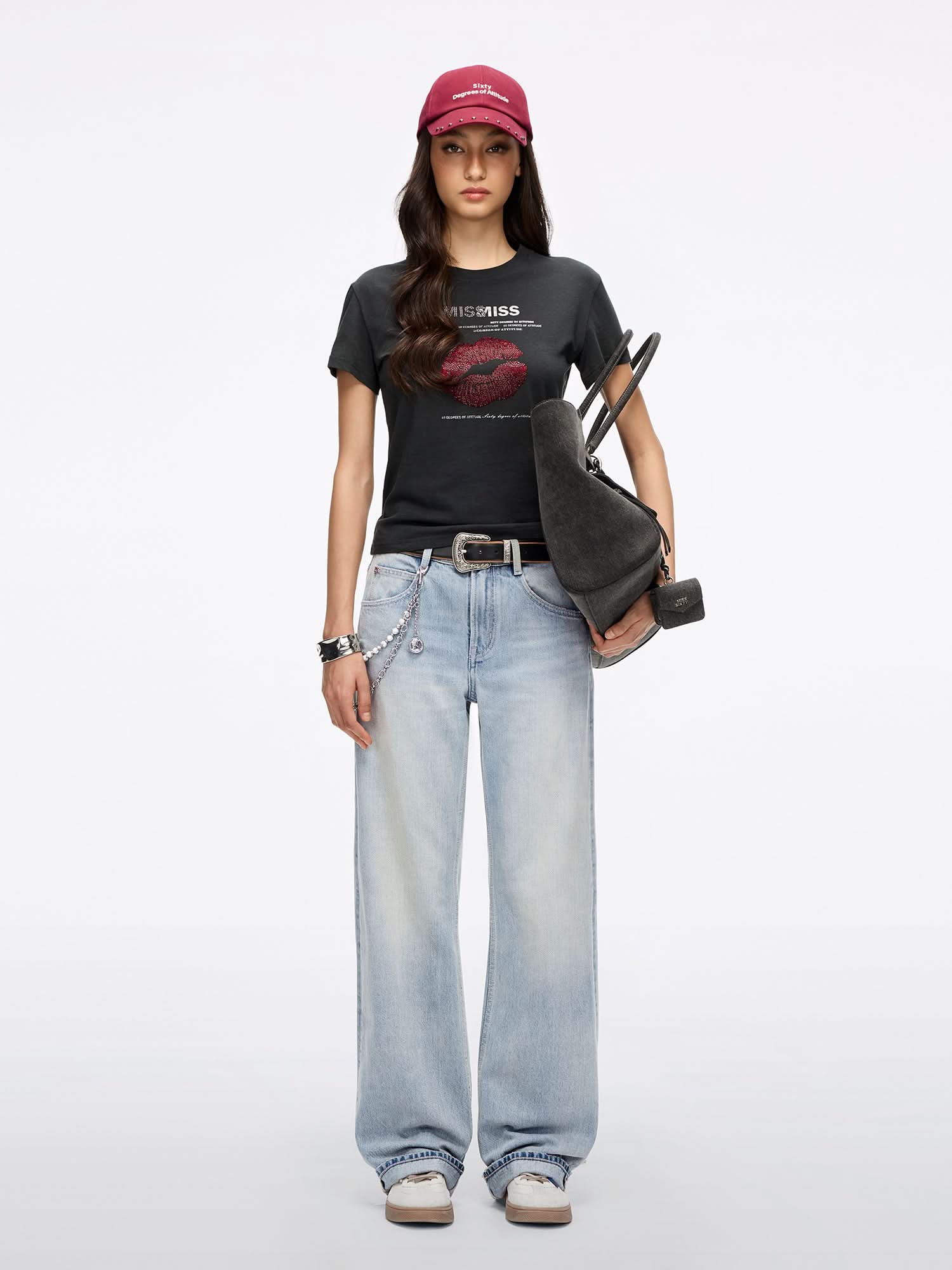 Lip-Print T-Shirt - Image 9