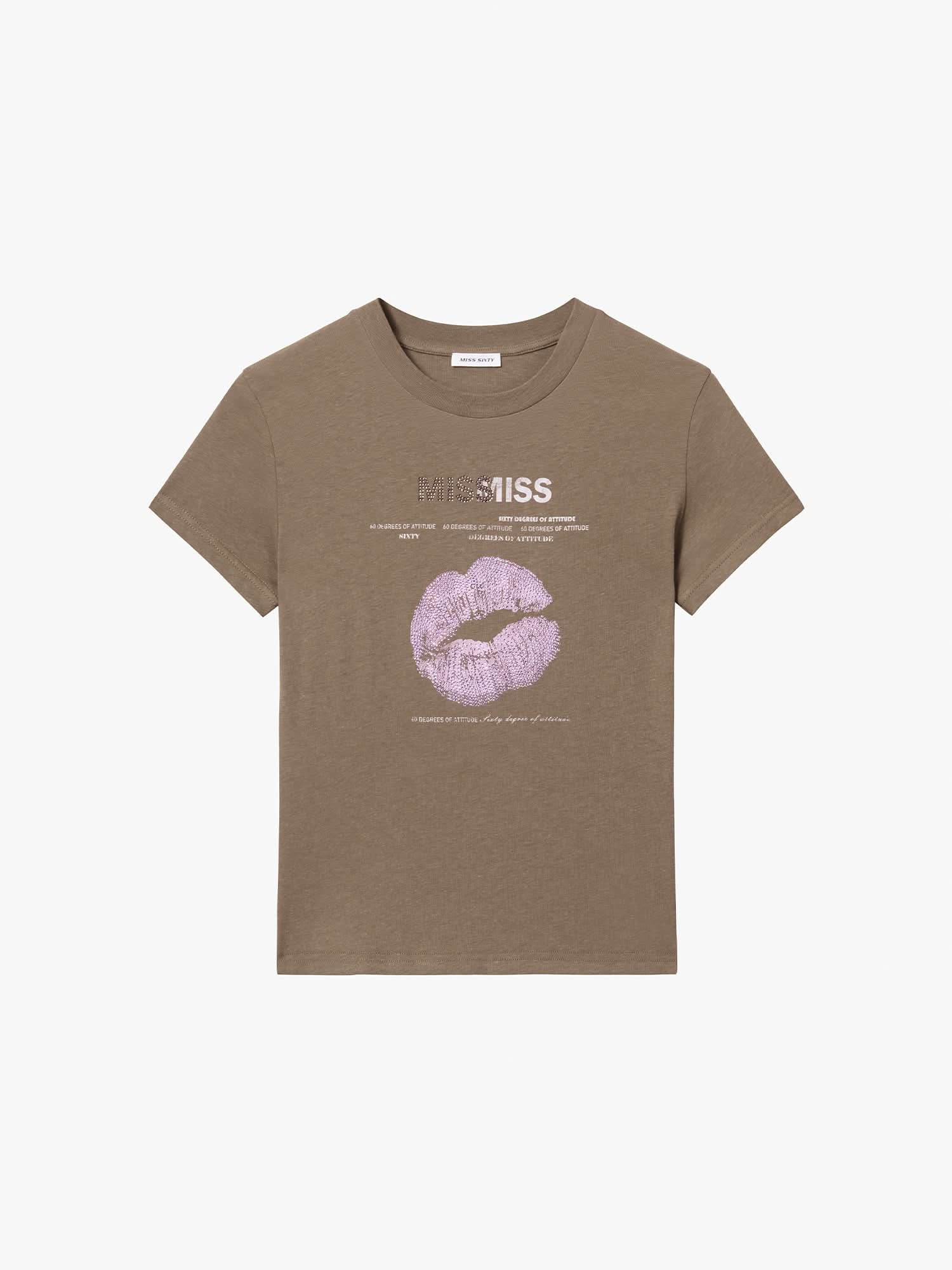 Lip-Print T-Shirt - Image 15