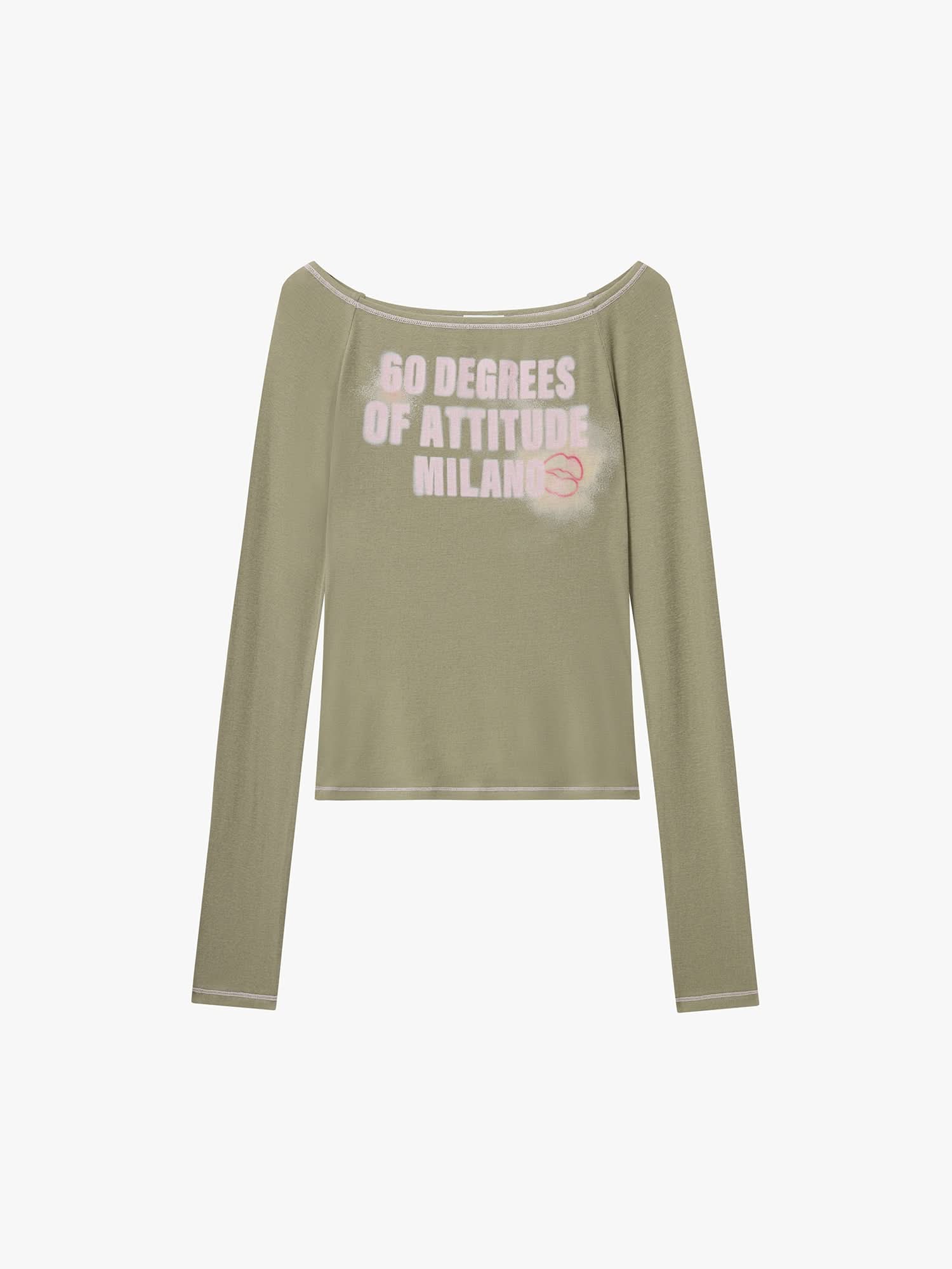Lip Print T-Shirt - Image 15