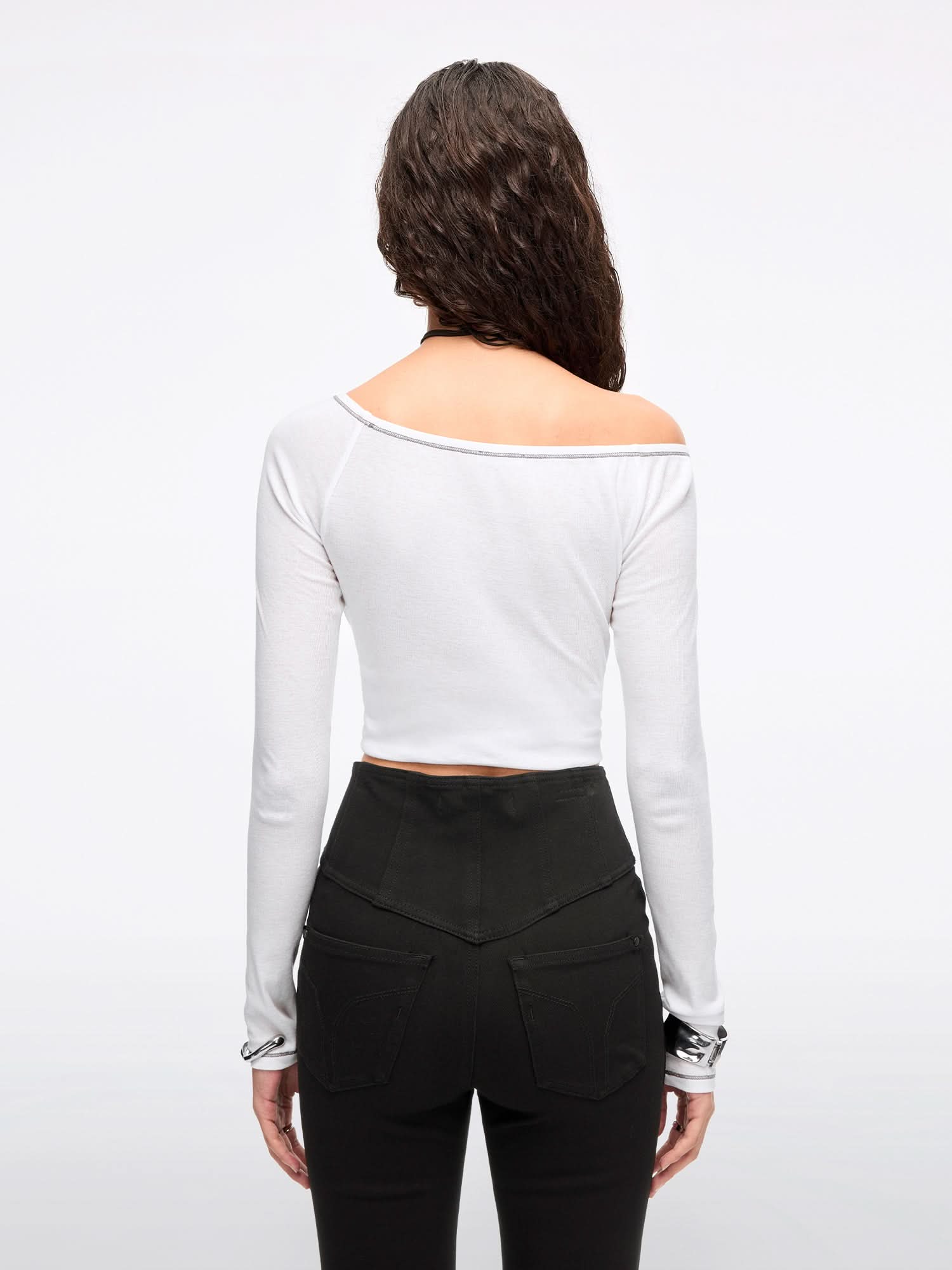 Lip Print T-Shirt - Image 7