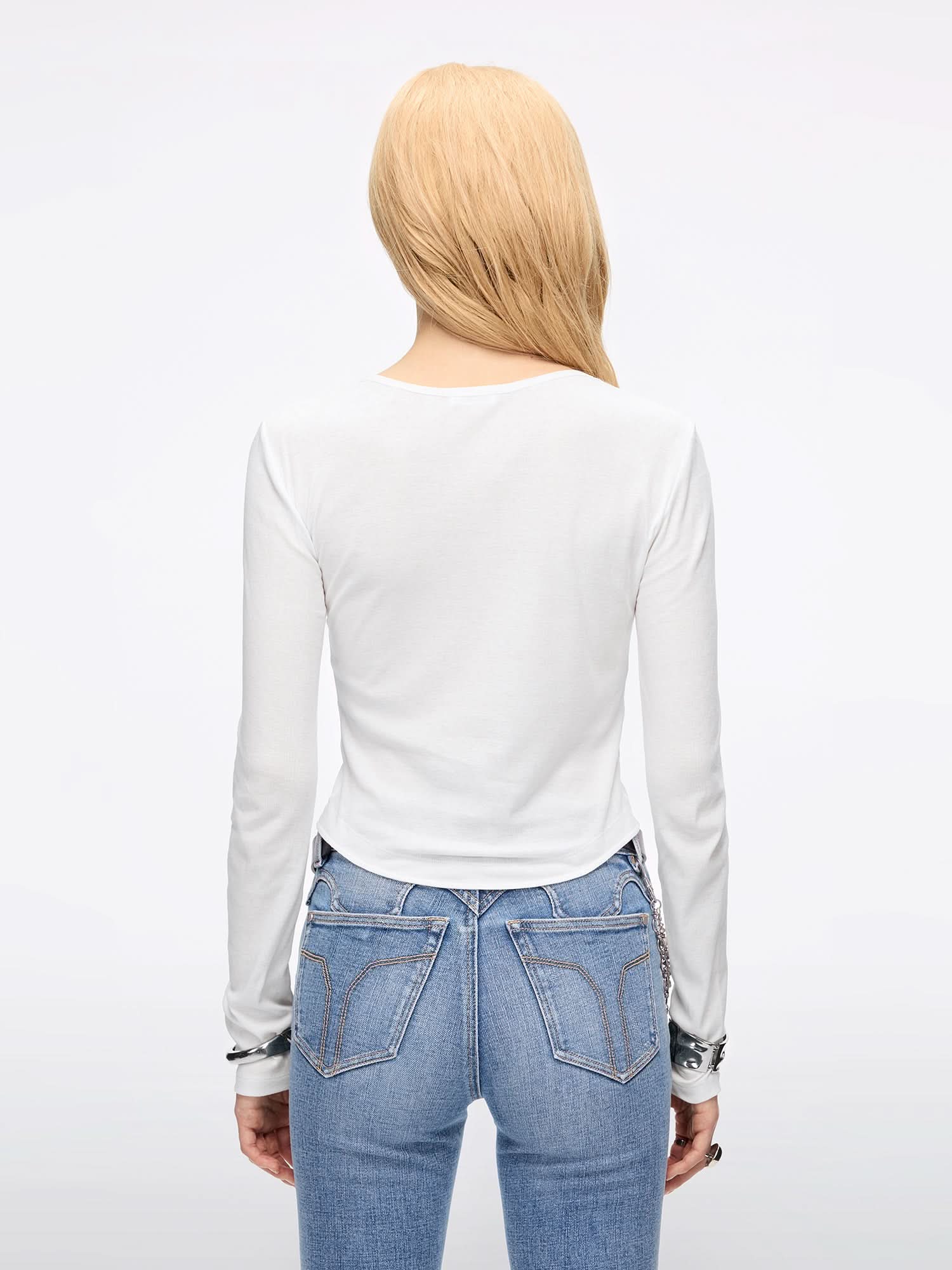 Lip Print T-Shirt - Image 2