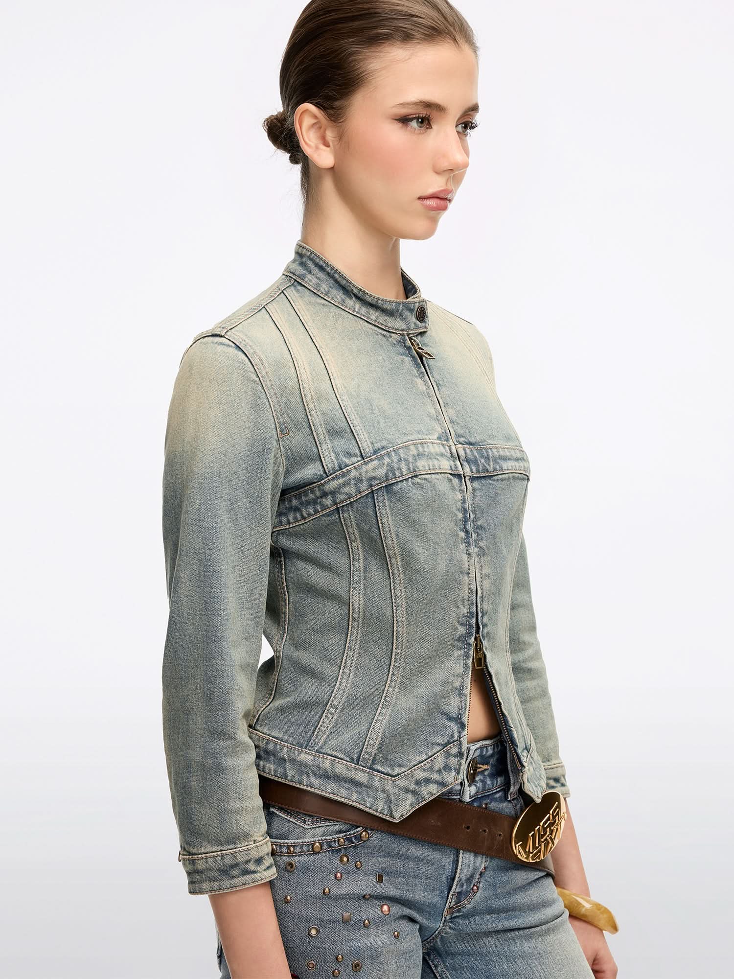Logo Denim Jacket - Image 3