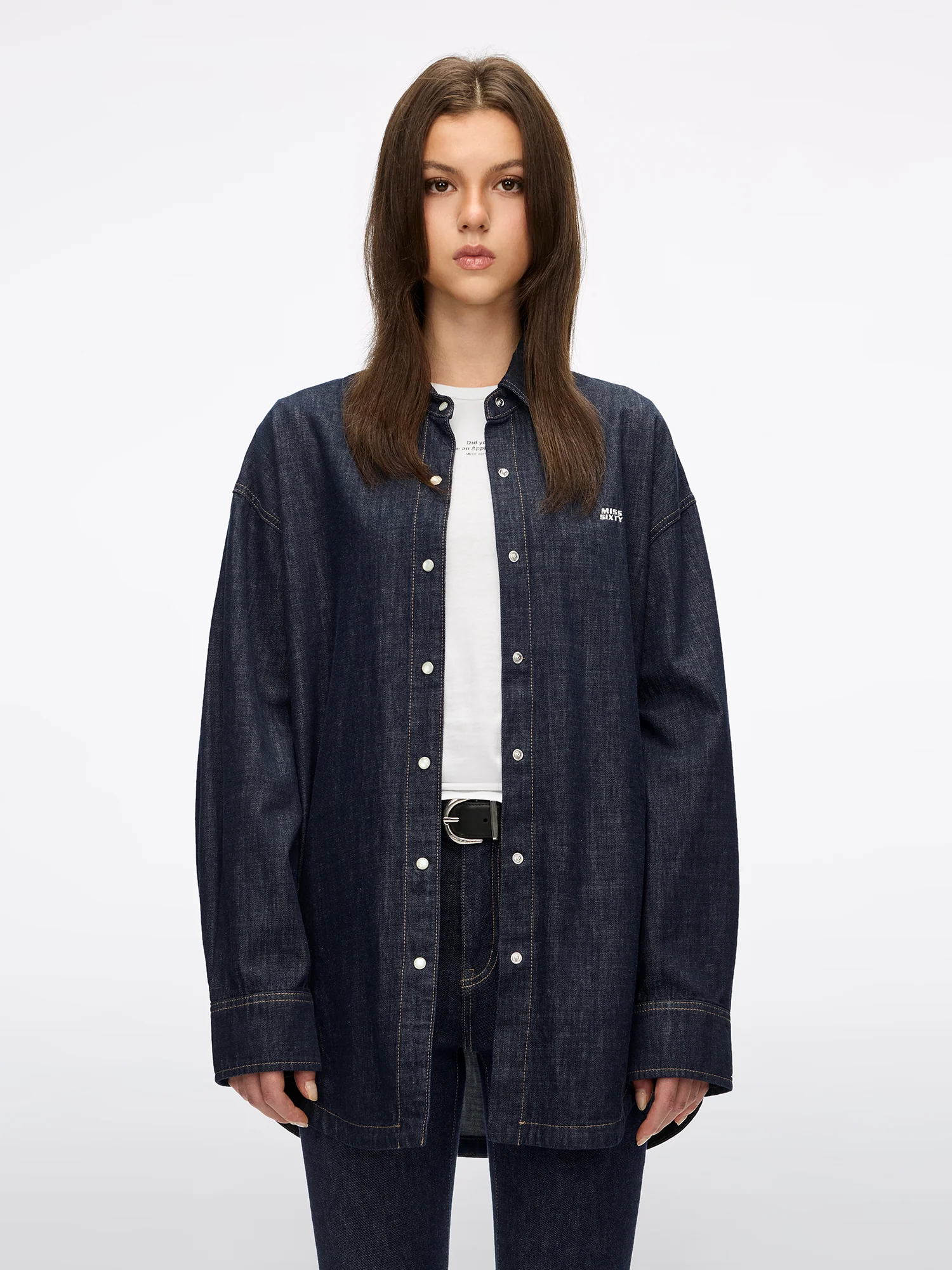 Logo Denim Shirt