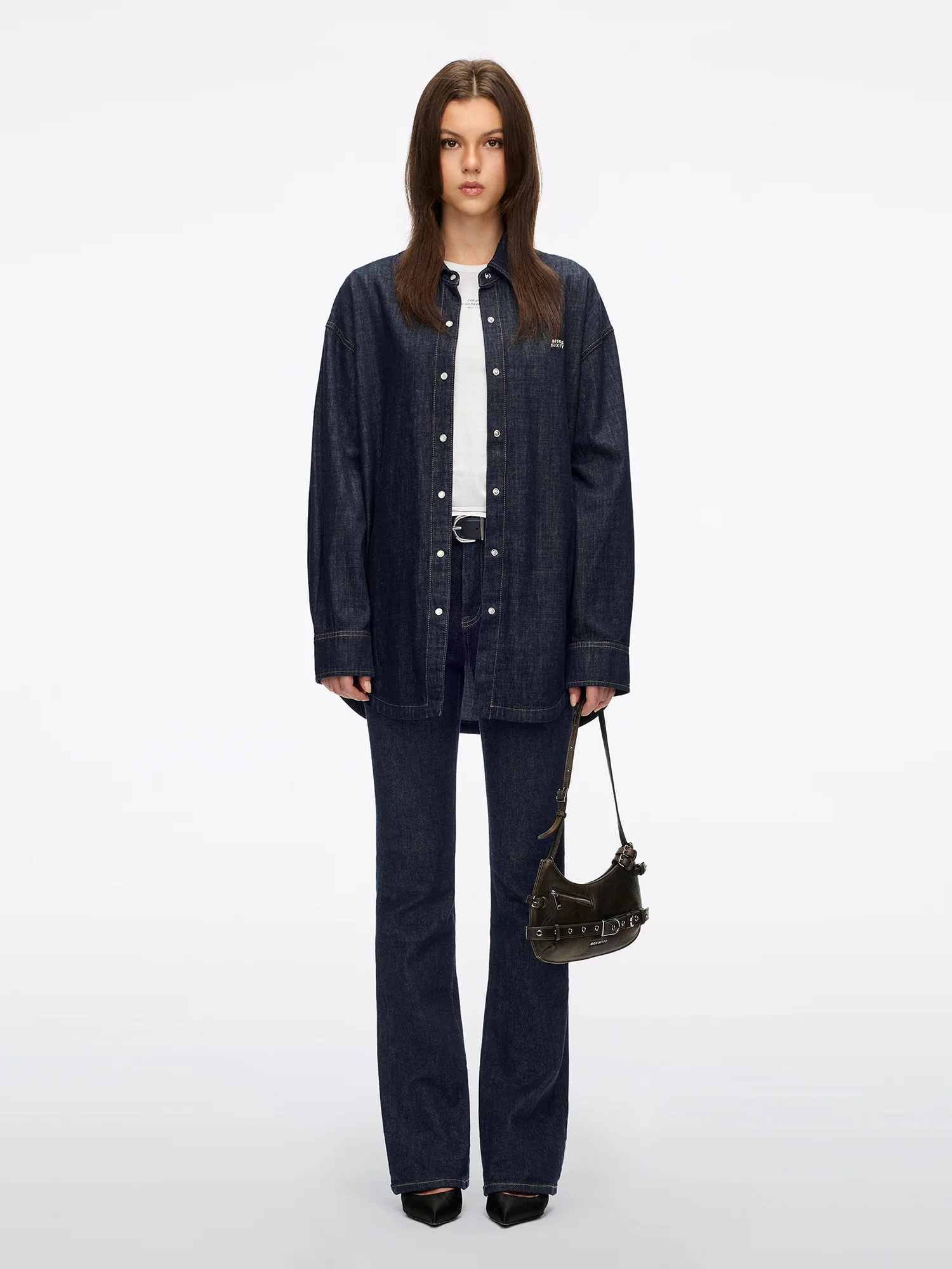 Logo Denim Shirt - Image 4