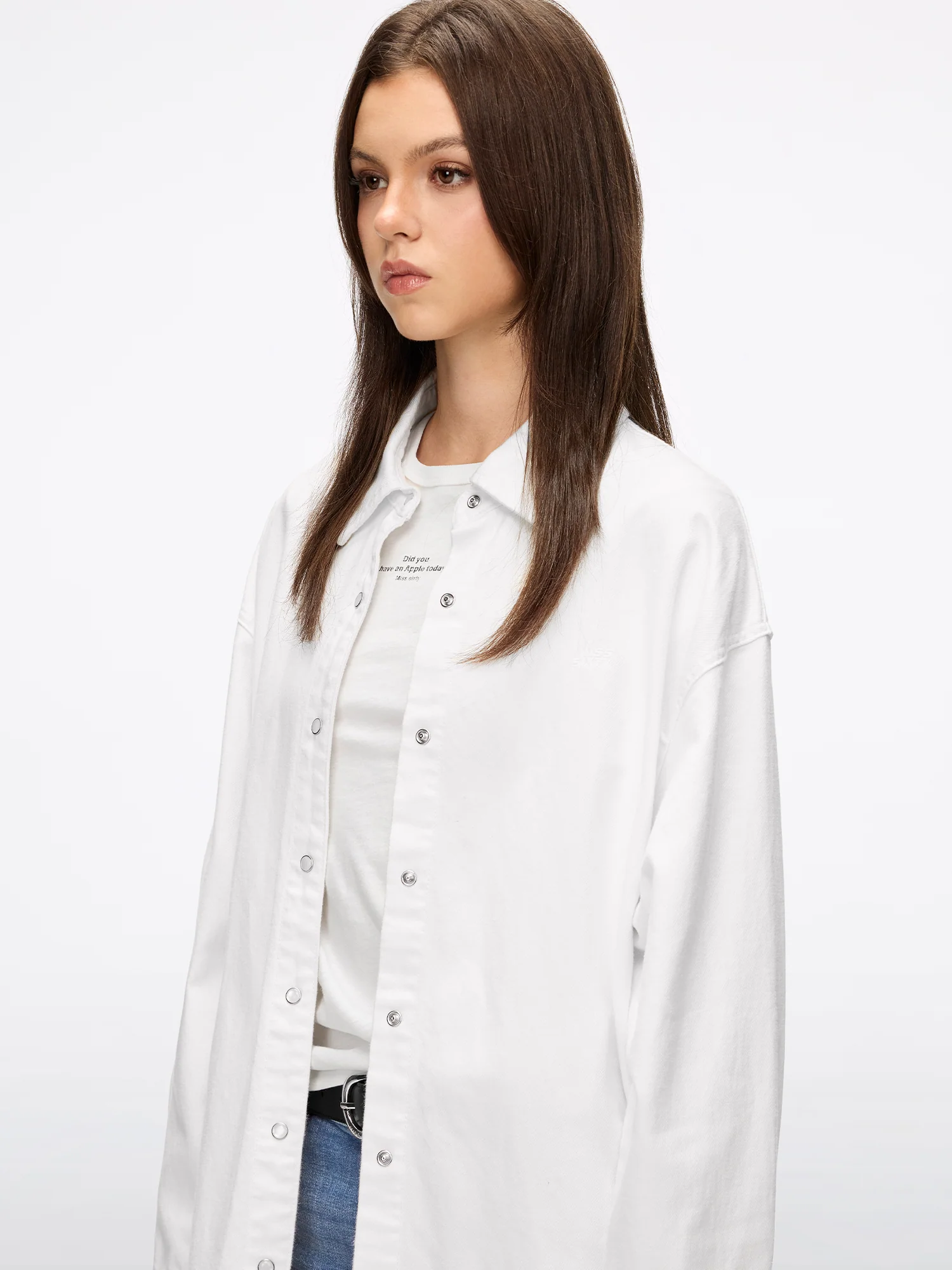 Logo Denim Shirt - Image 3