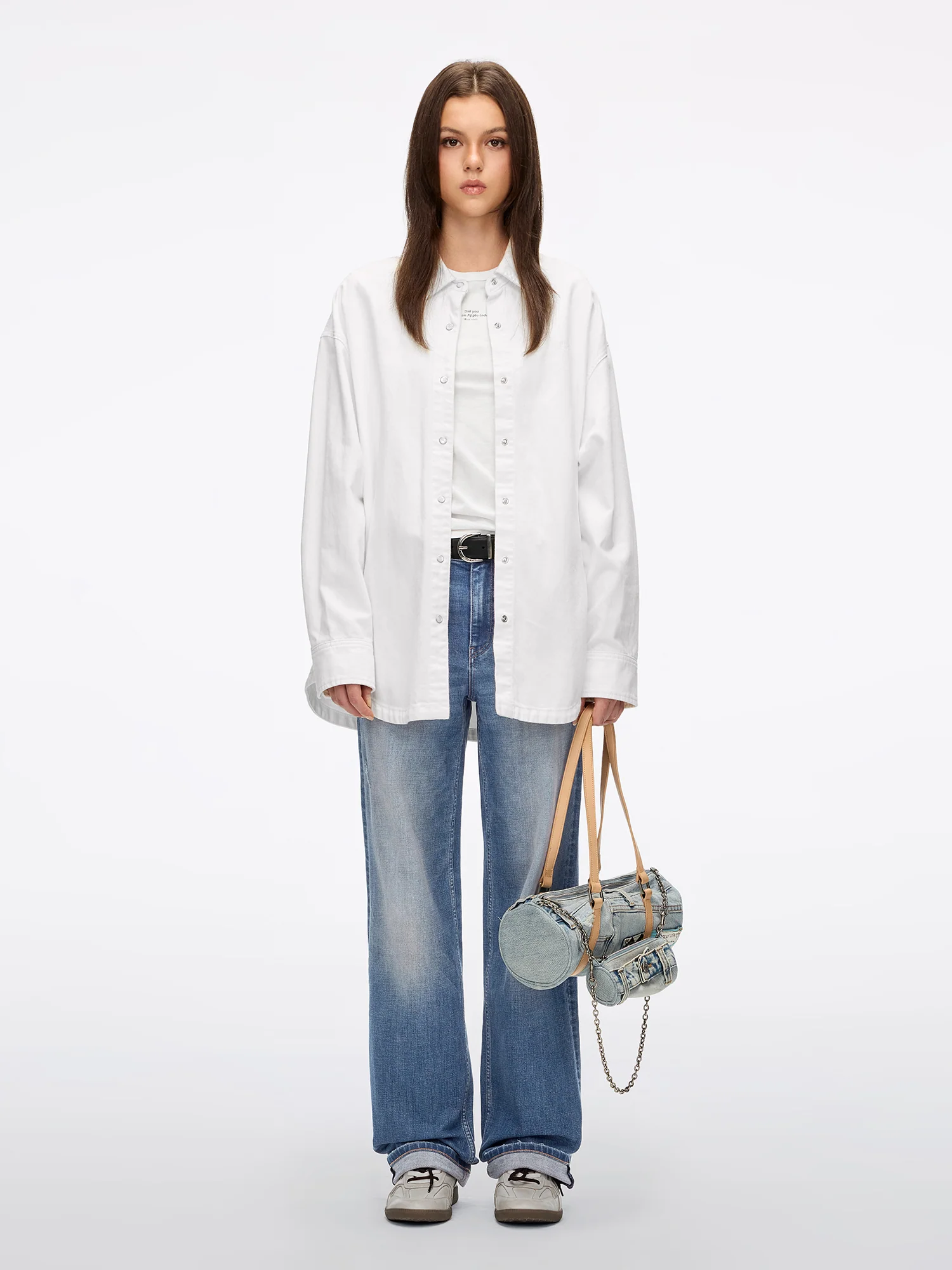 Logo Denim Shirt - Image 4