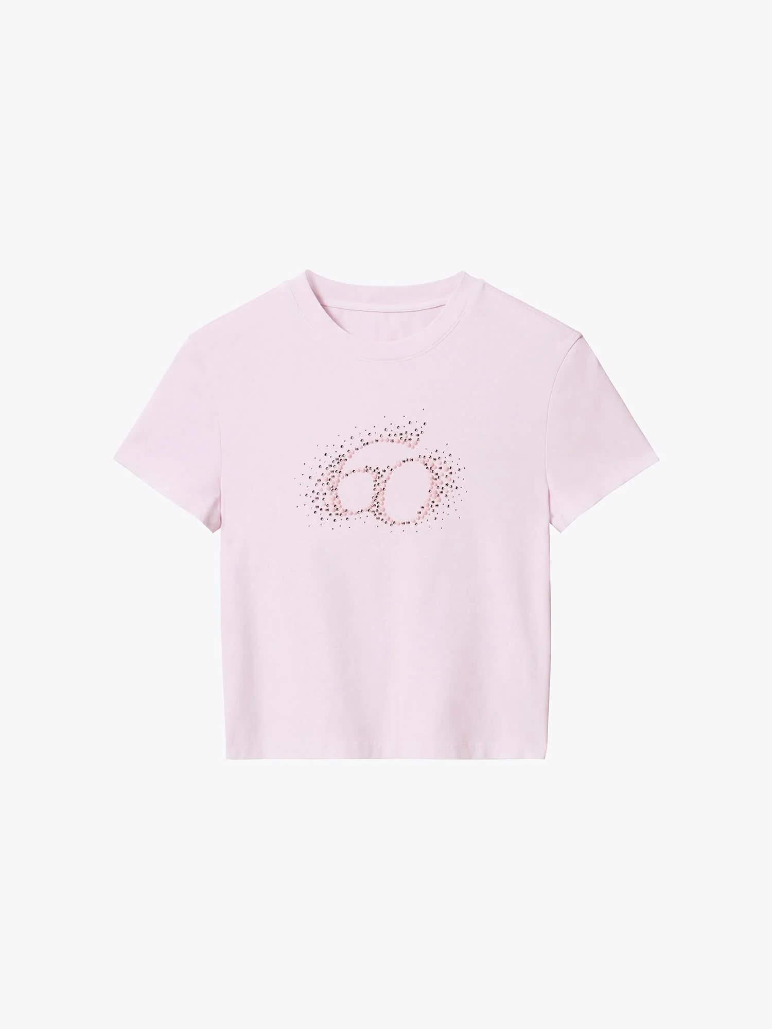 Logo-Detail Rhinestone T-Shirt - Image 10