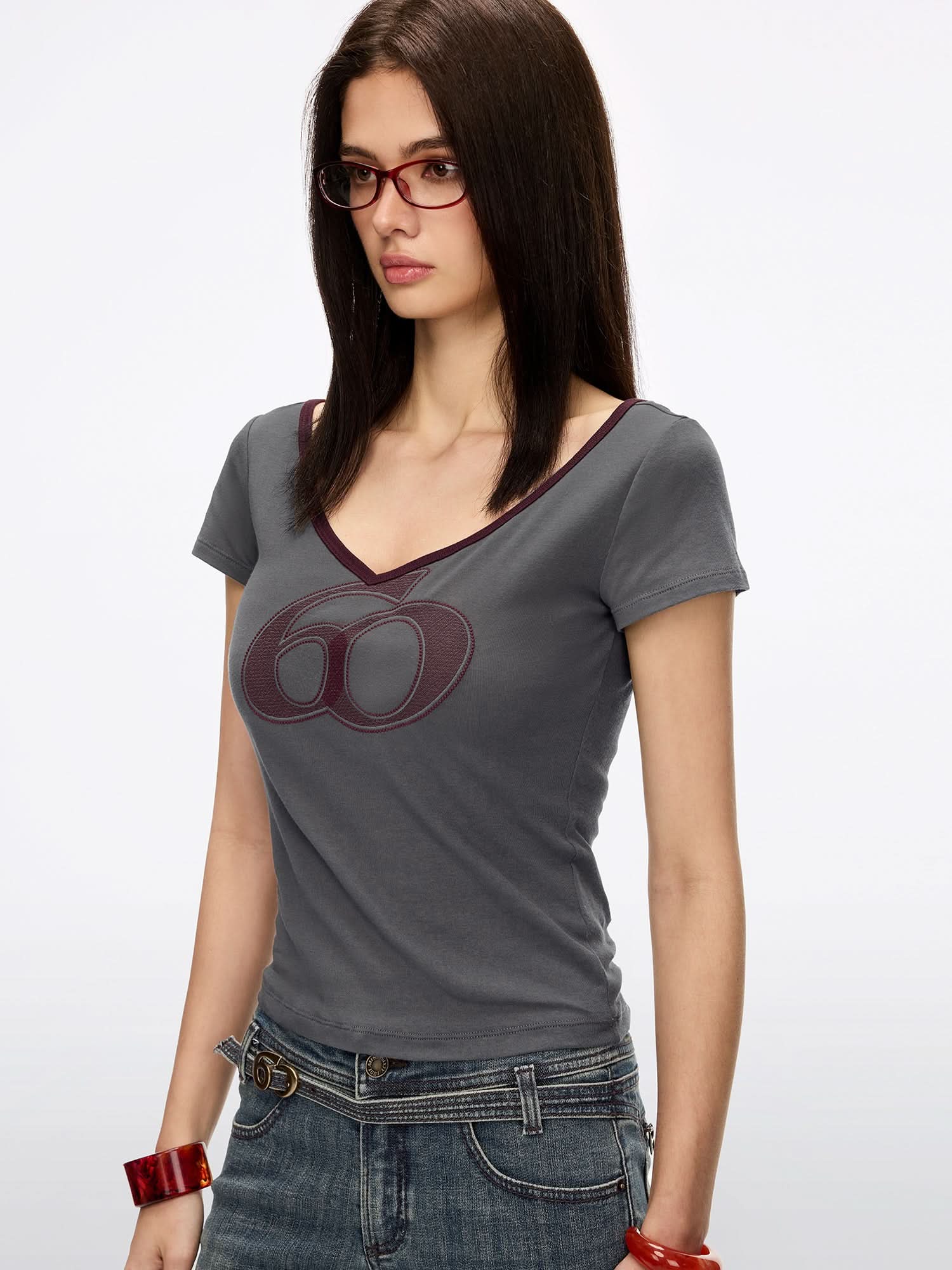 Logo Embroidered T-Shirt - Image 3