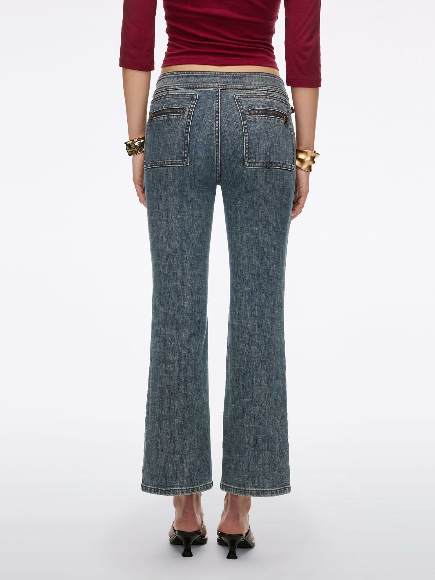 Logo Flared Jeans - Image 3