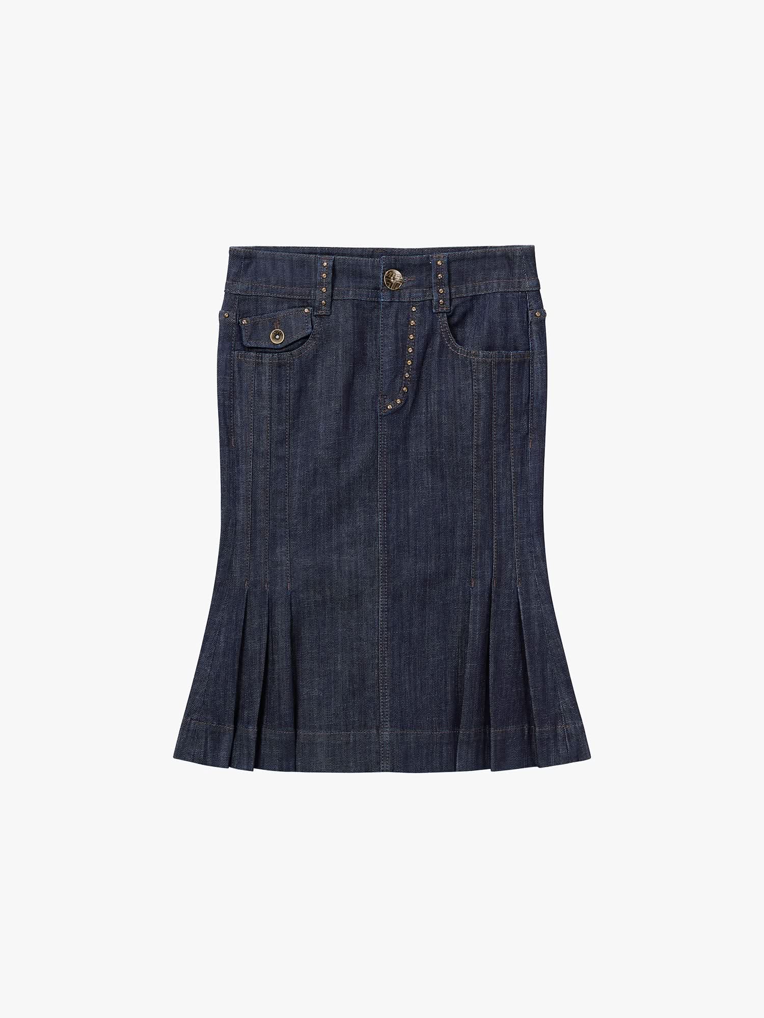 Mermaid Denim Midi Skirt - Image 5