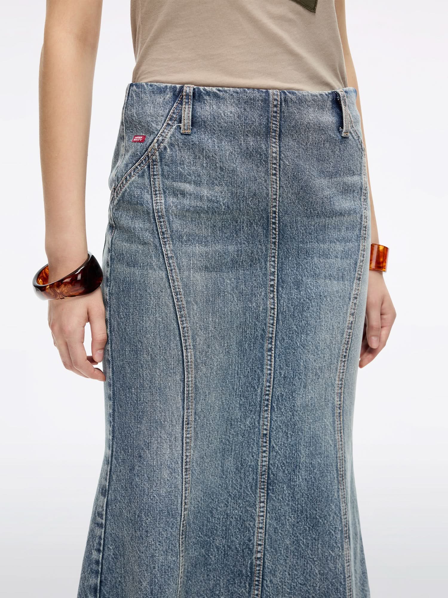 Mermaid Denim Skirt - Image 4