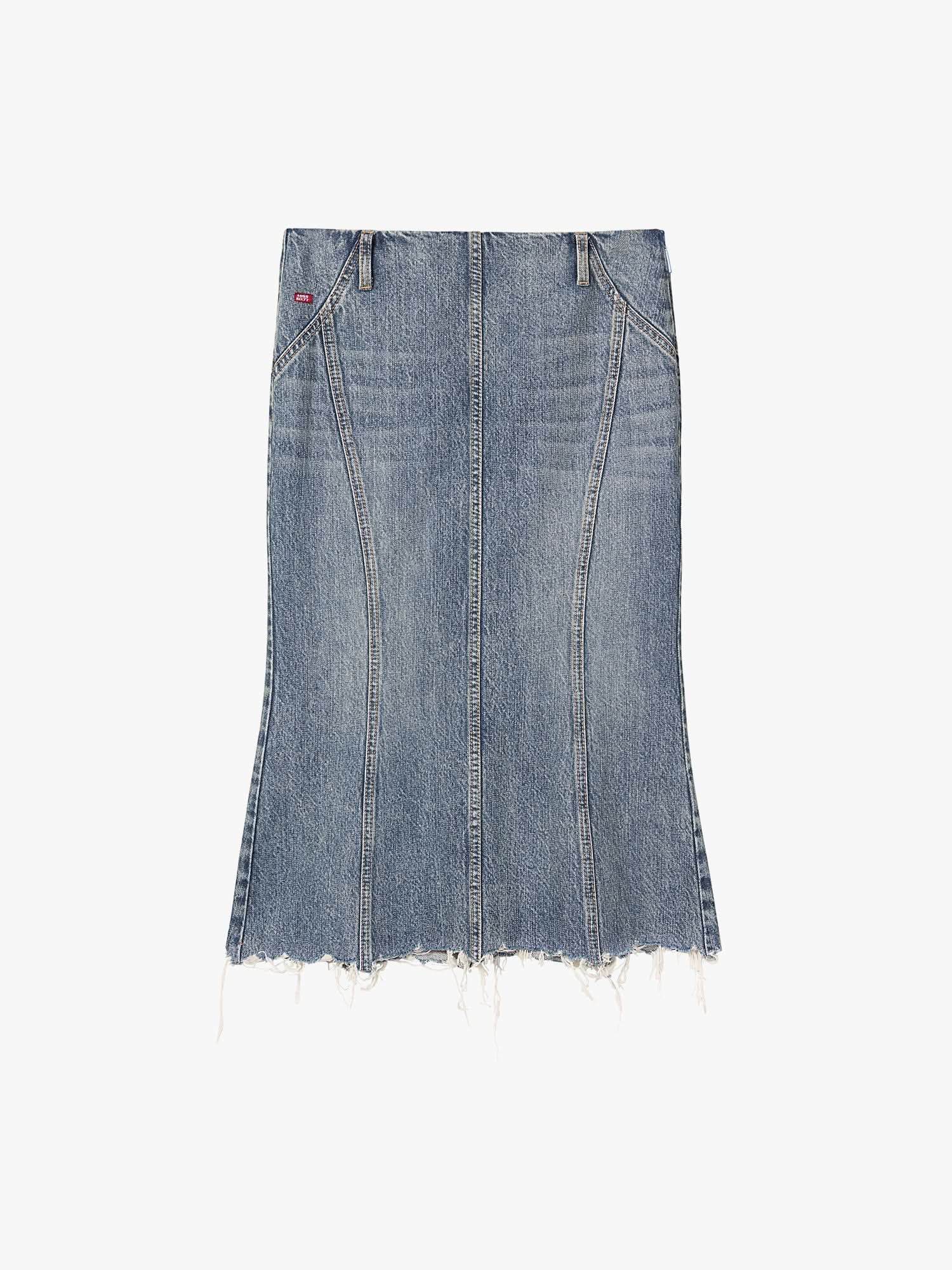 Mermaid Denim Skirt - Image 5