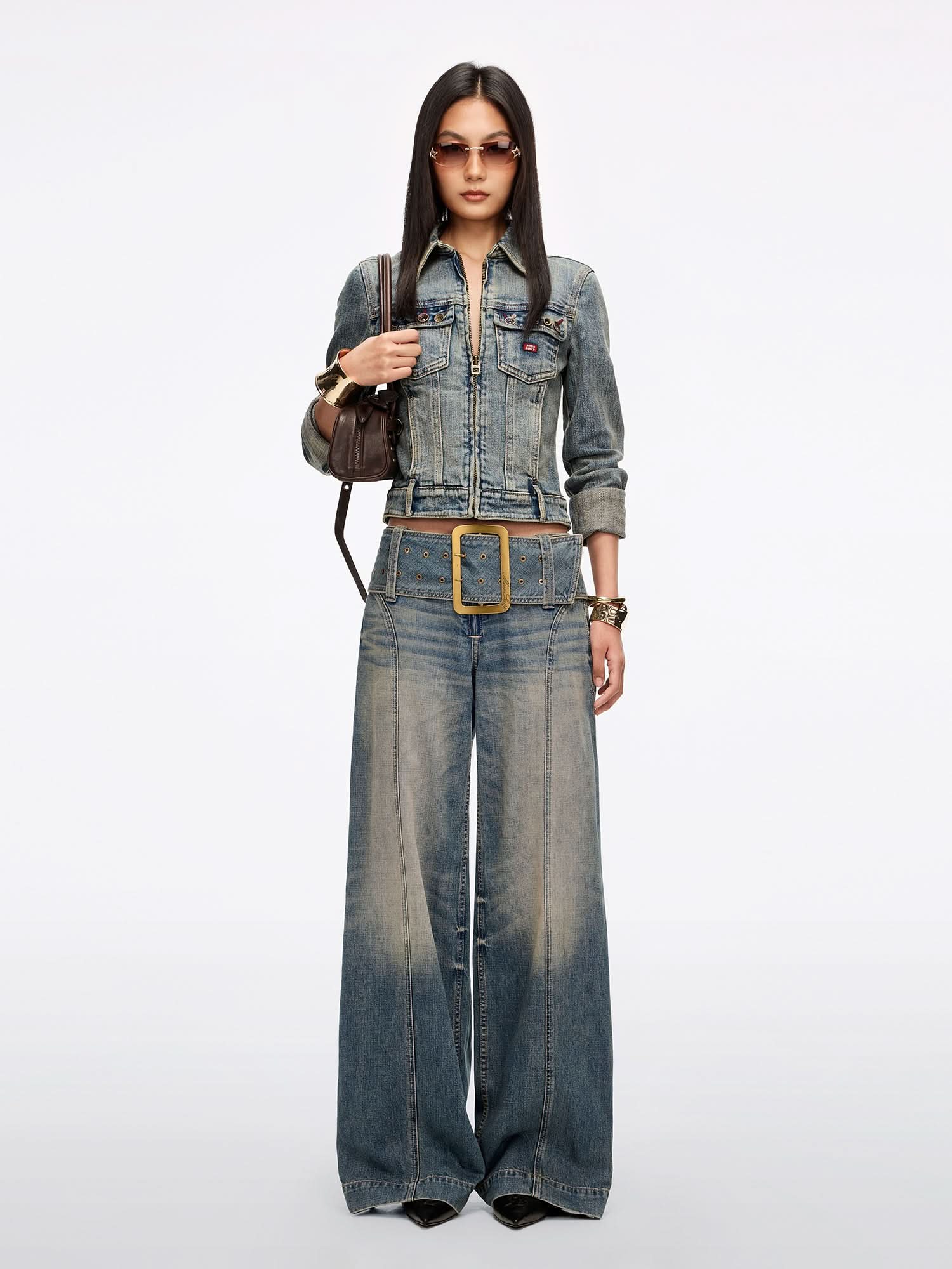 Multi-Button Denim Jacket - Image 4