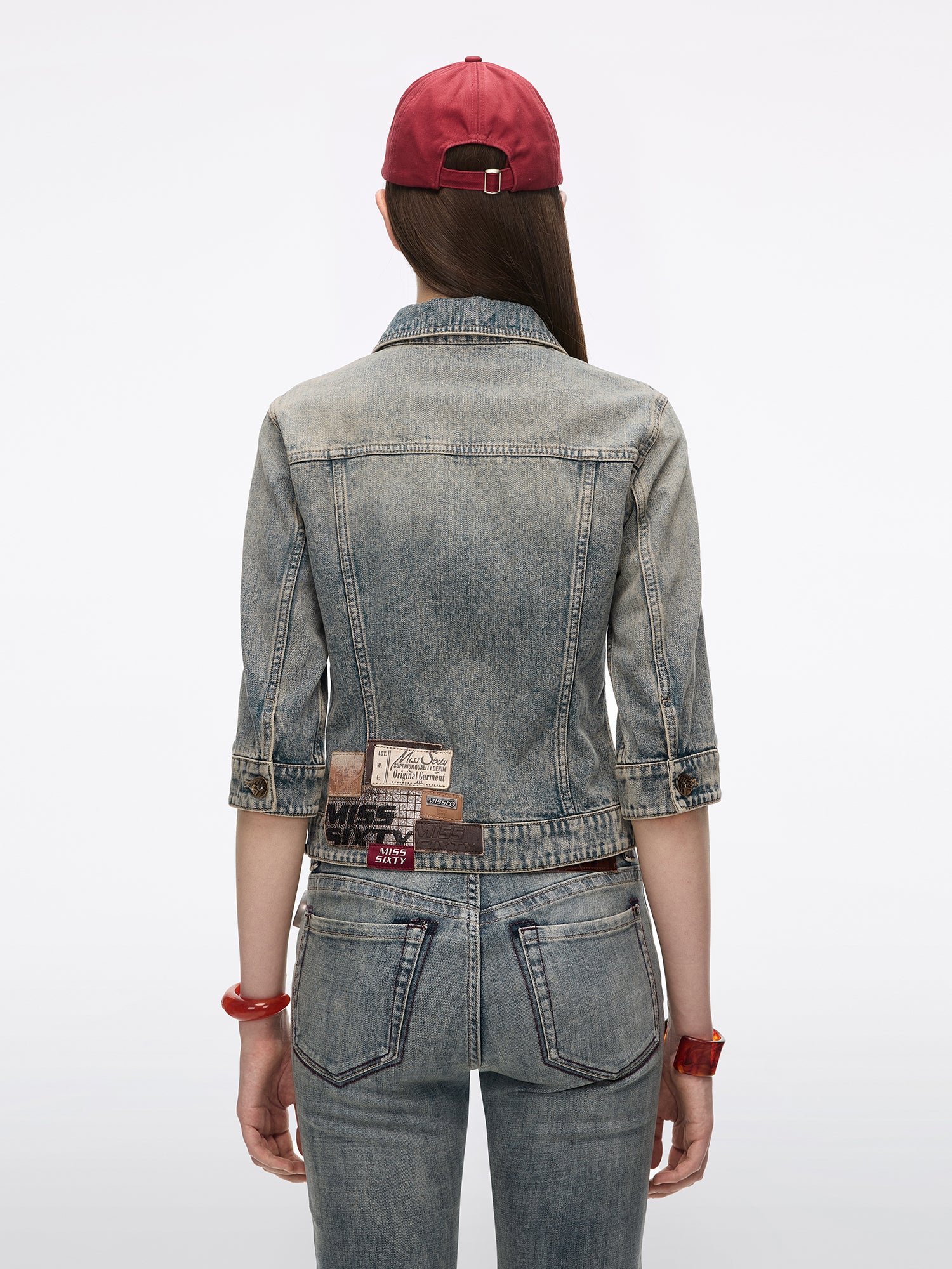 Multi-Patch Denim Jacket - Image 2