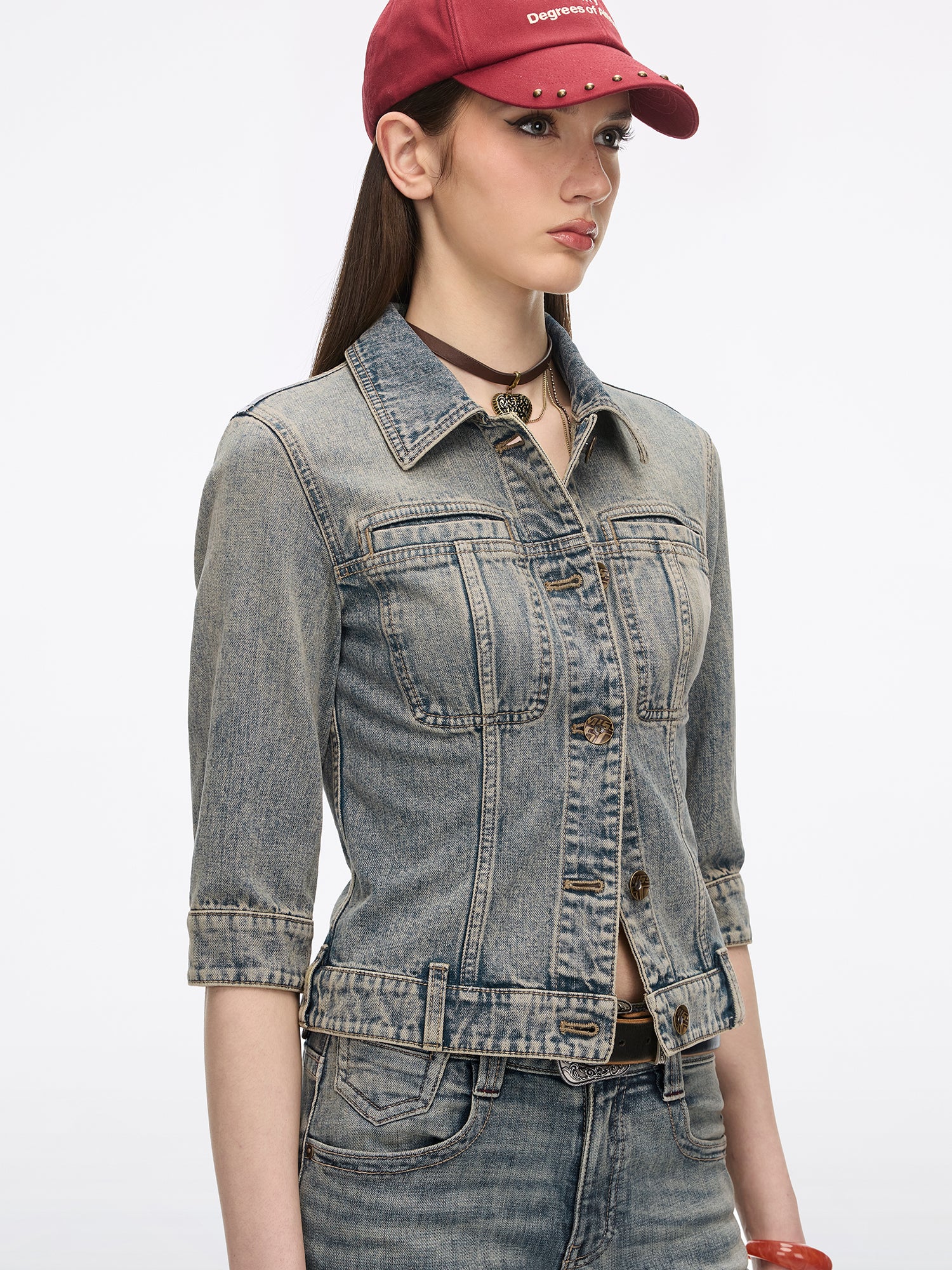 Multi-Patch Denim Jacket - Image 3