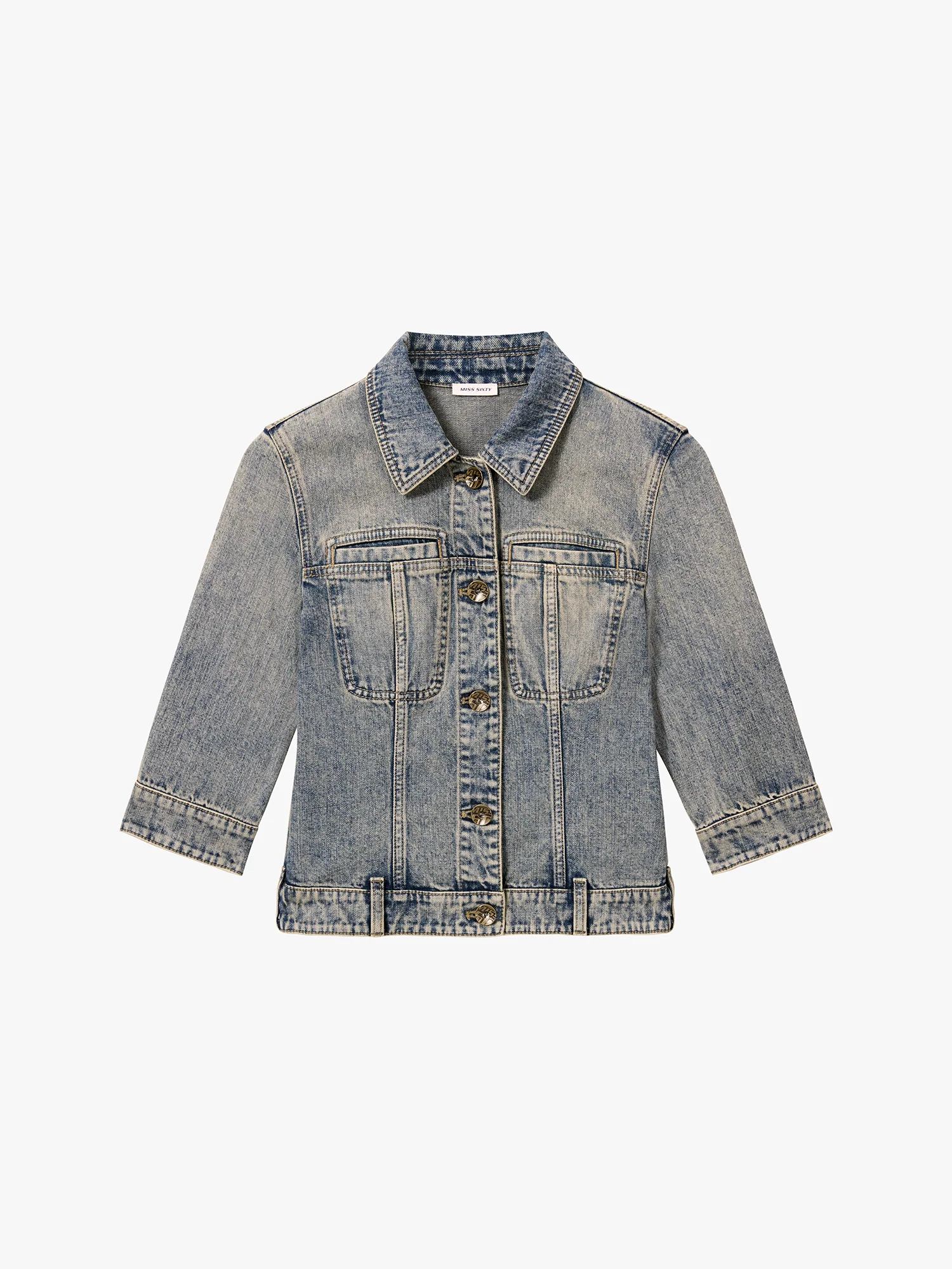 Multi-Patch Denim Jacket - Image 5
