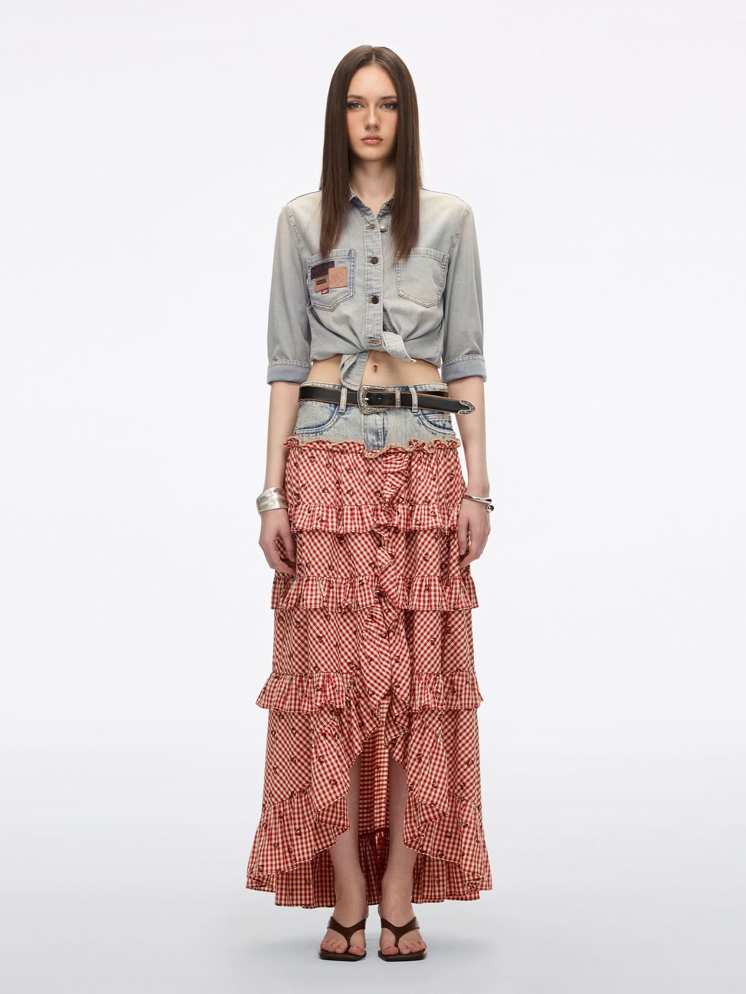 Multi-Patch Denim Shirt - Image 4