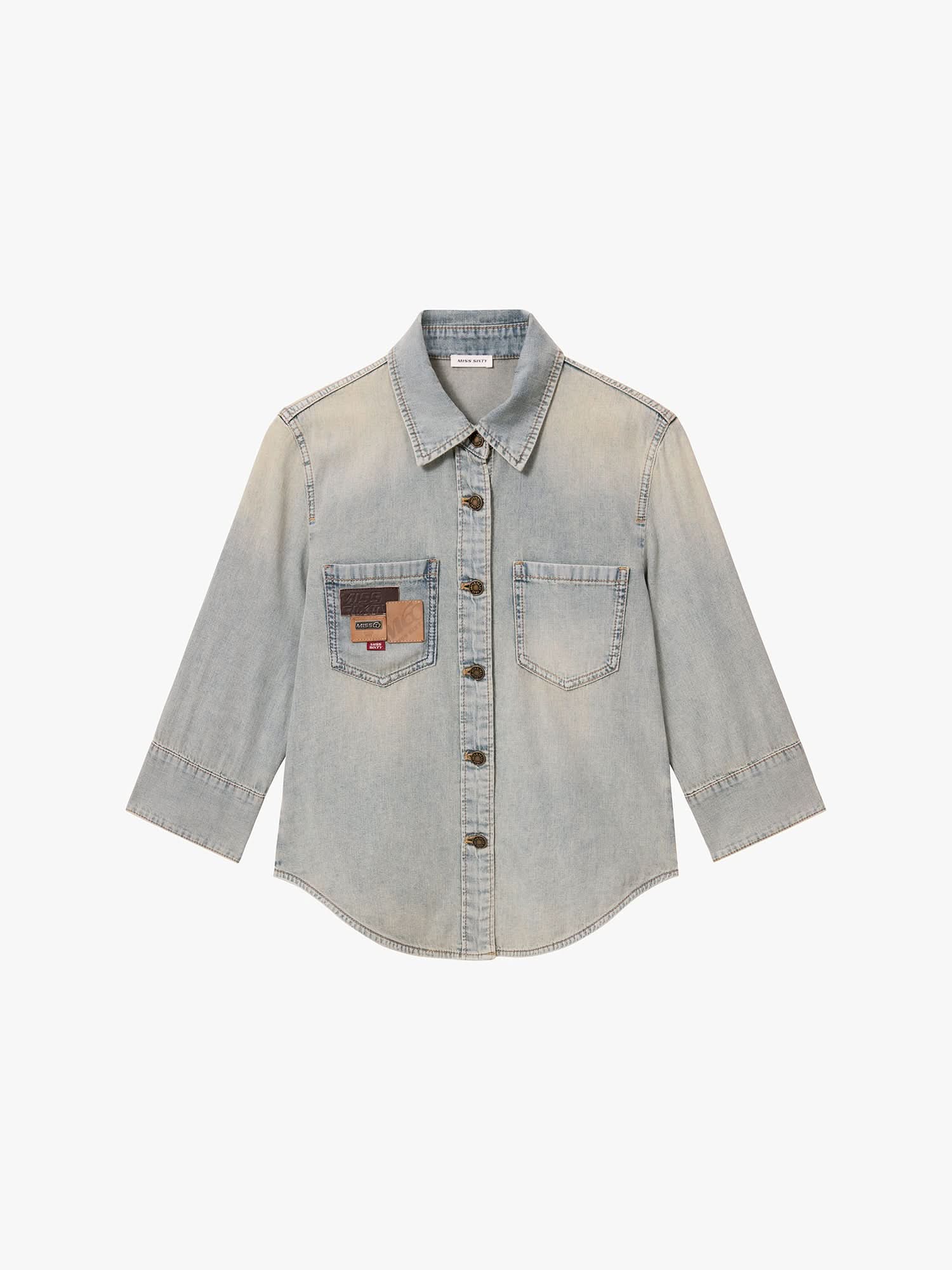 Multi-Patch Denim Shirt - Image 5
