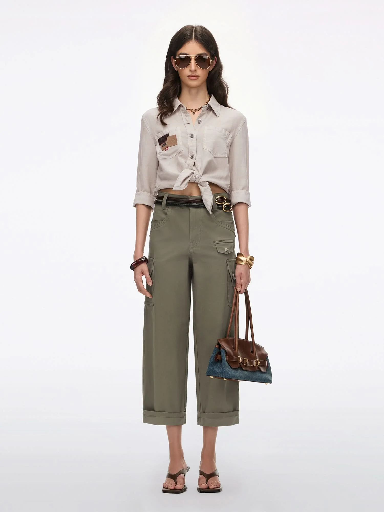 Multi-Patch Denim Shirt - Image 4