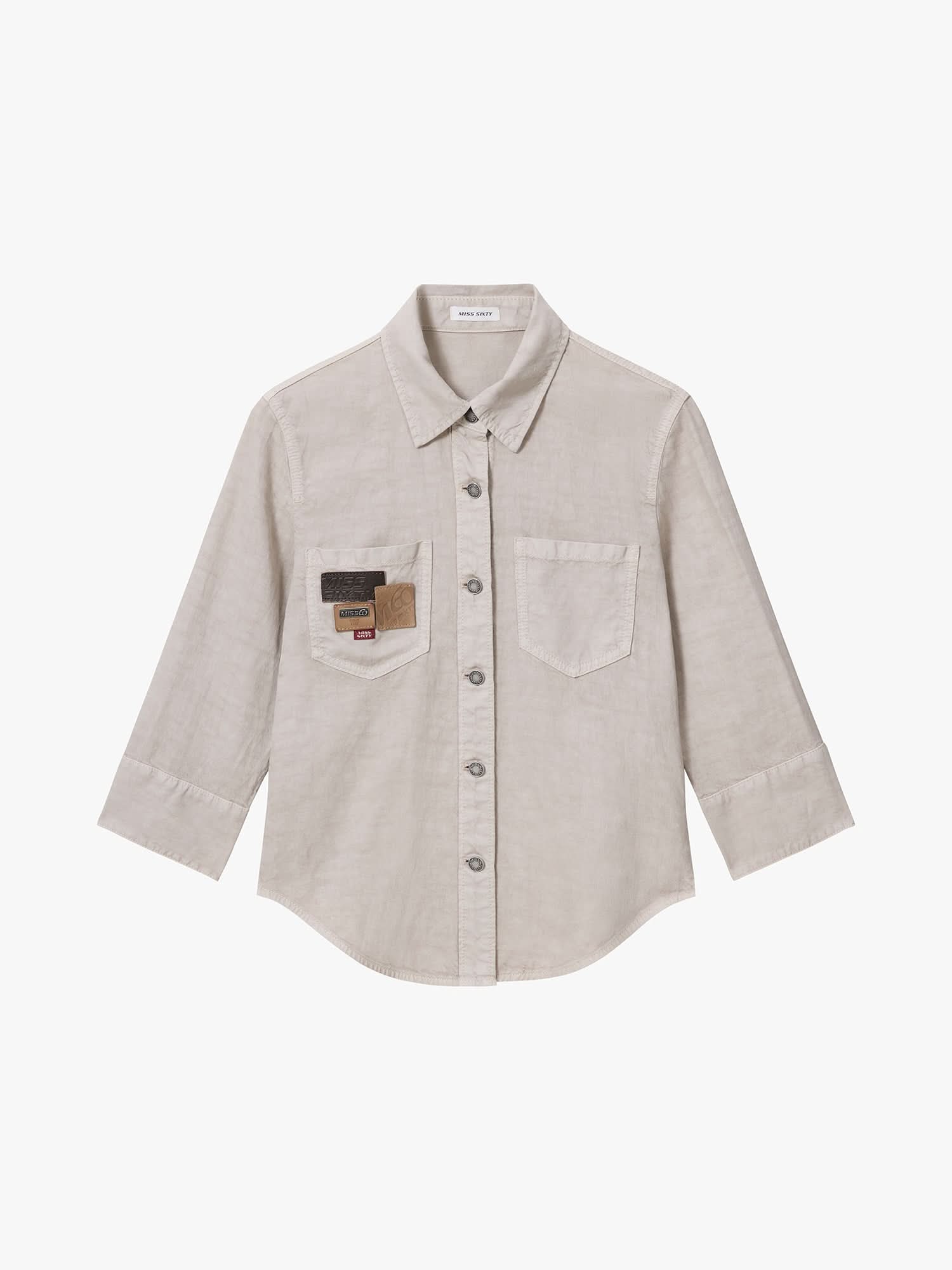 Multi-Patch Denim Shirt - Image 5