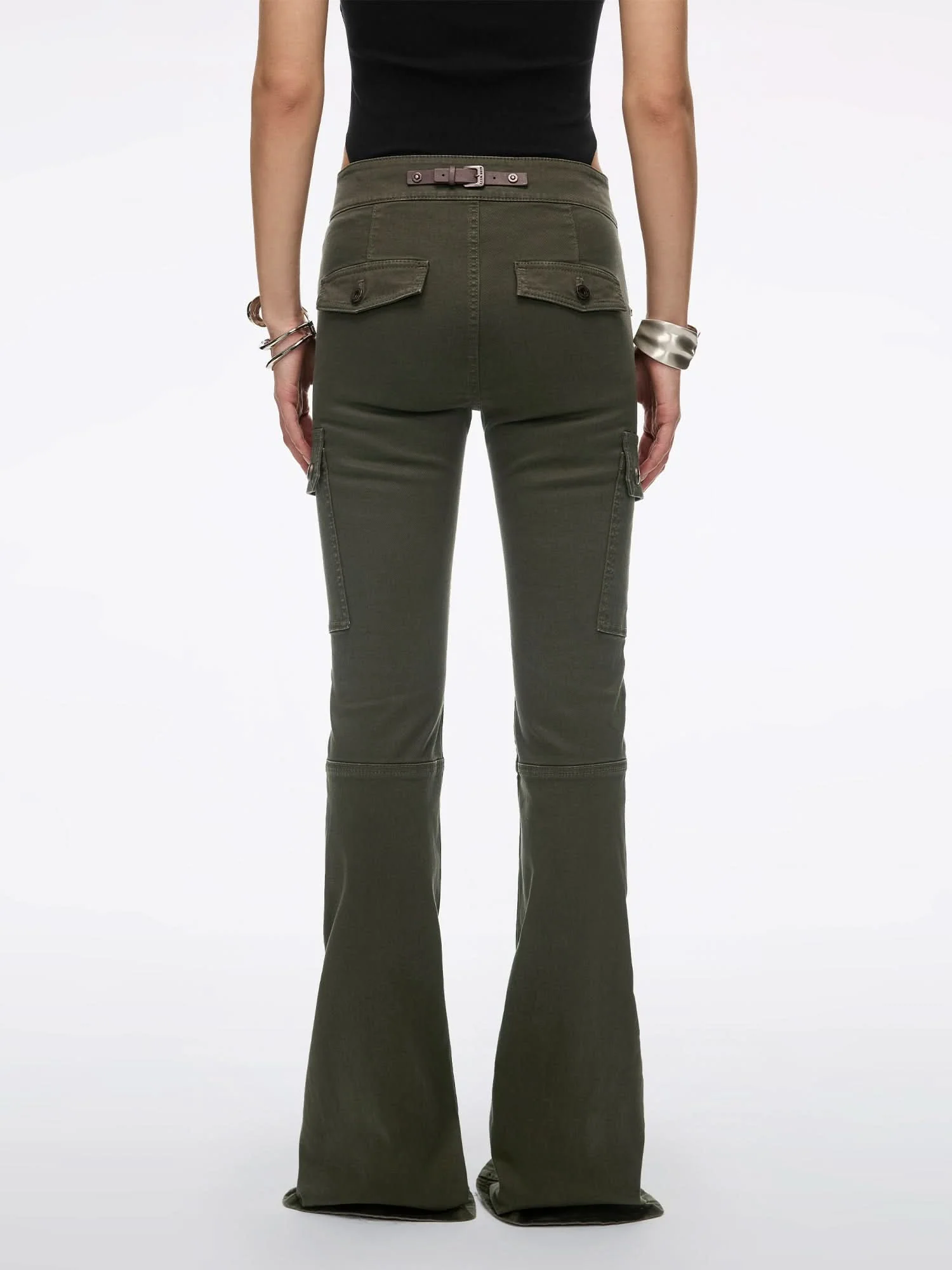 Multi-Studded Flared Pants - Image 4