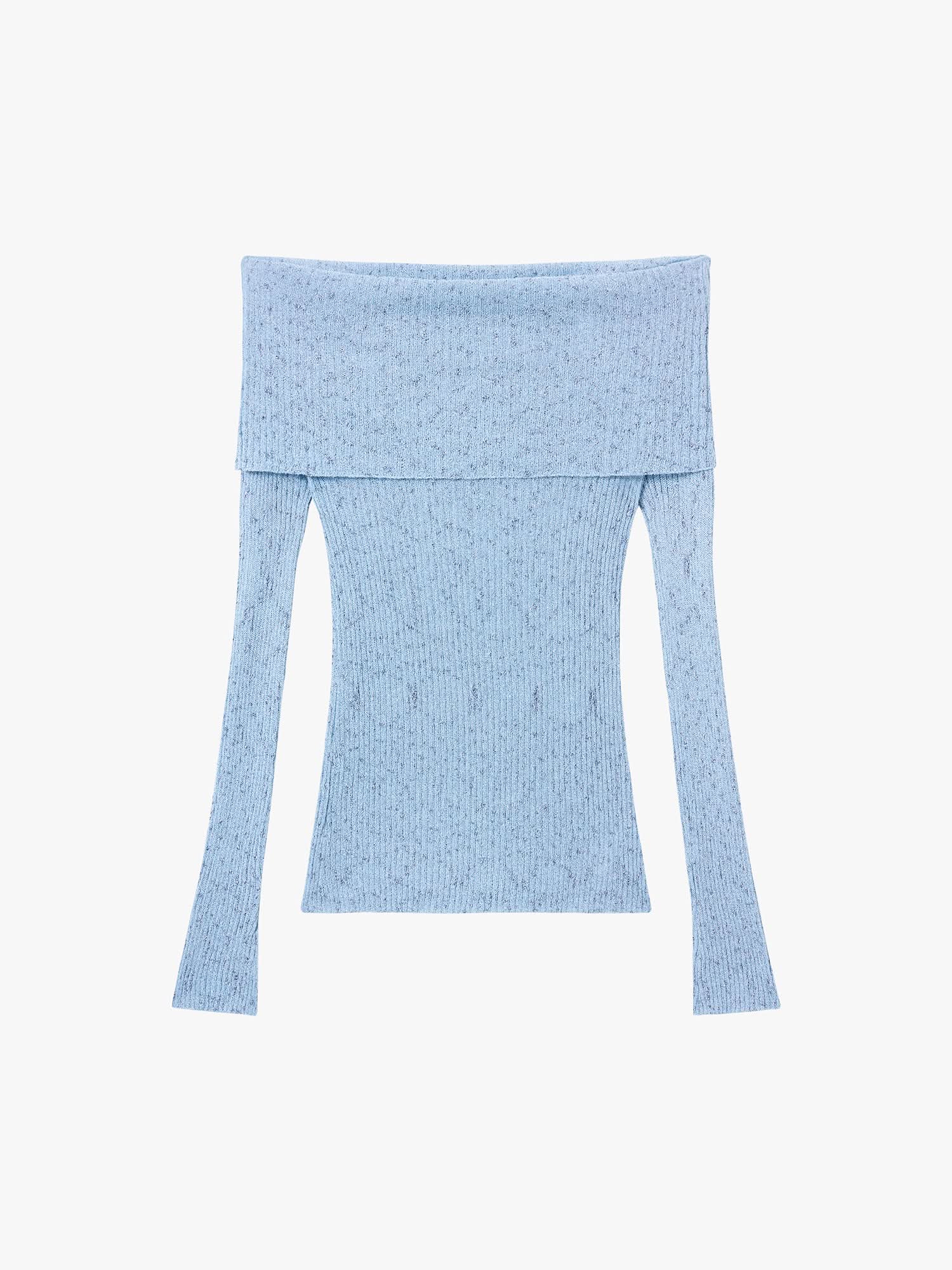 Off-shoulder Knit Top - Image 5