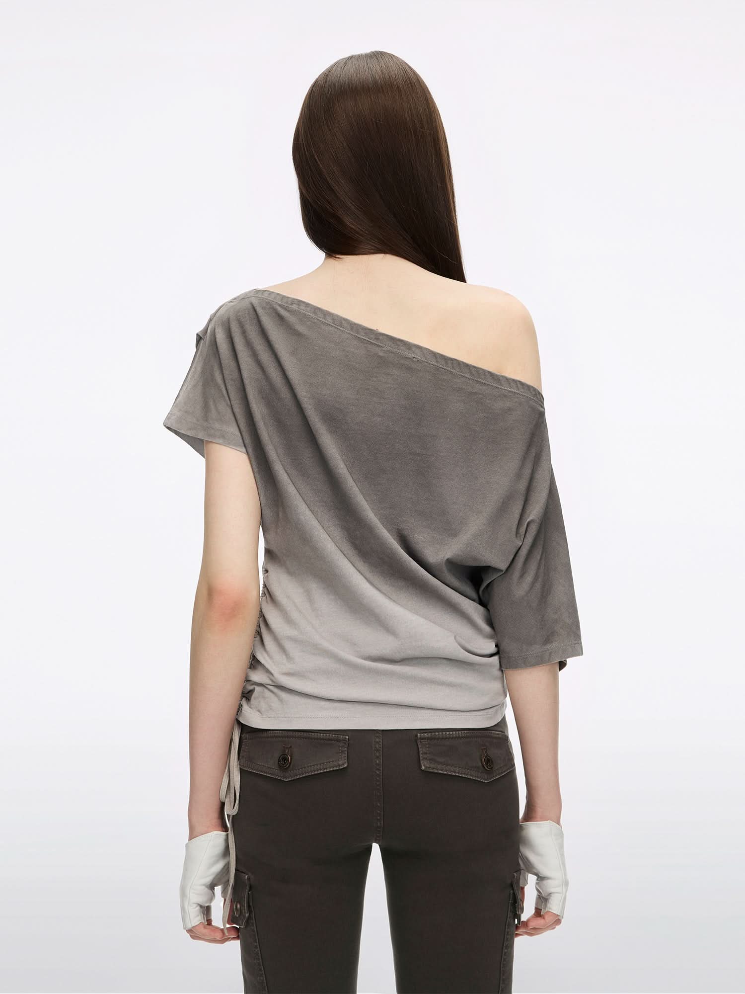 Off-Shoulder T-Shirt - Image 2